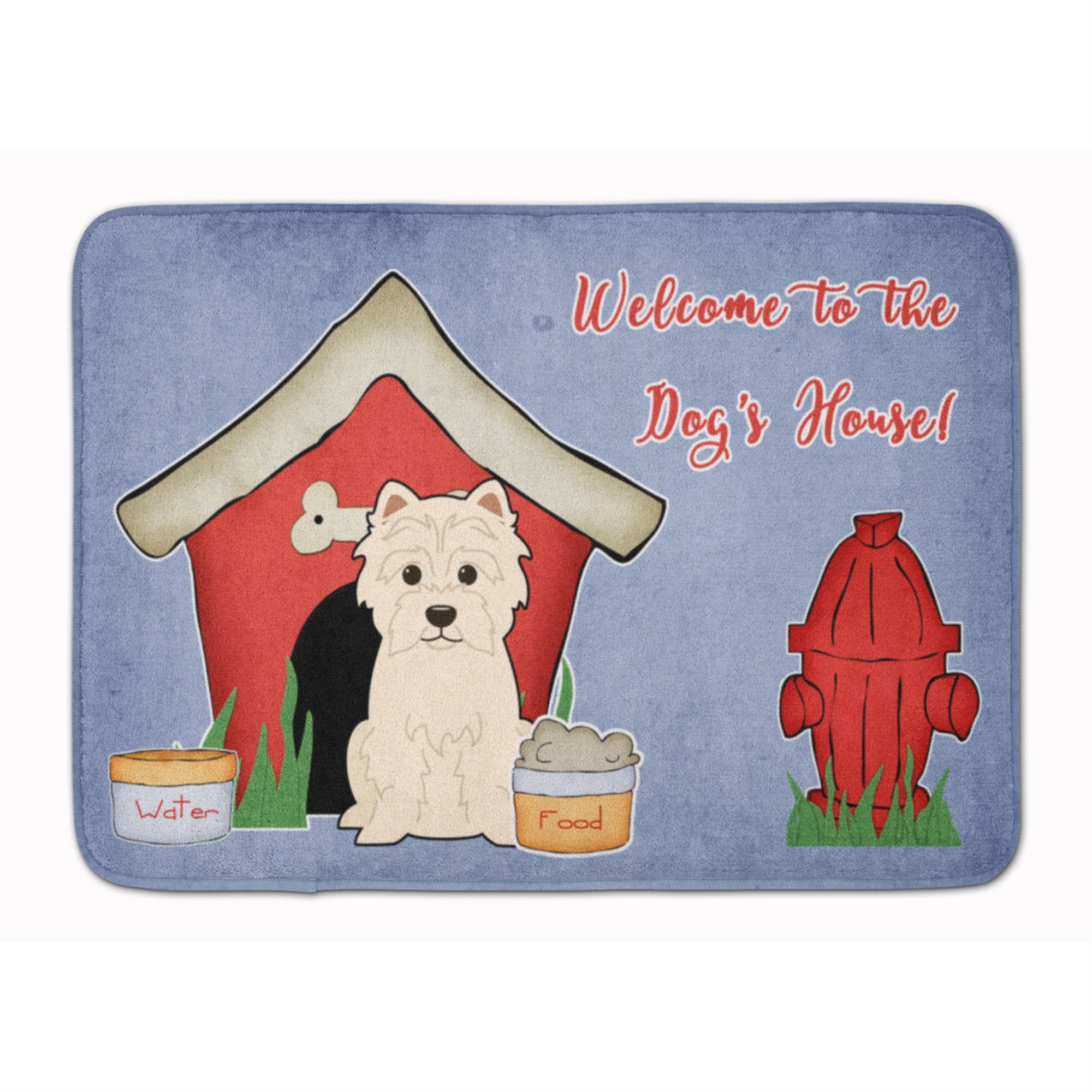 Caroline'S Treasures Dog House Collection Westie Floor Mat, 19 X 27, Multicolor