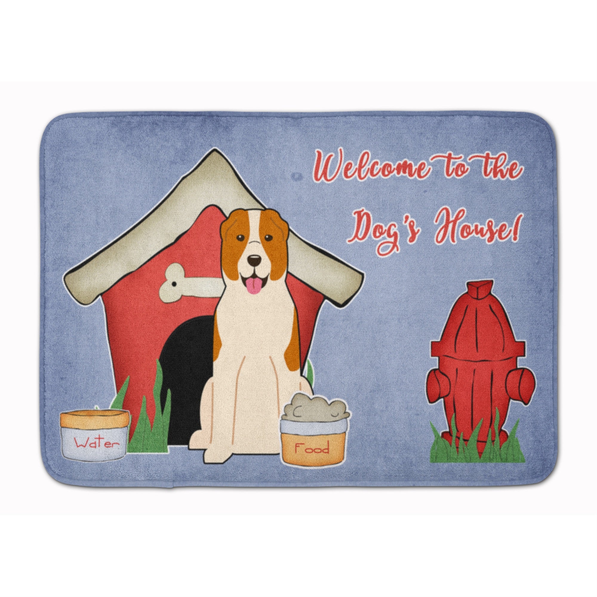 Caroline'S Treasures House Central Asian Shepherd Dog Floor Mat, 19 X 27, Multicolor
