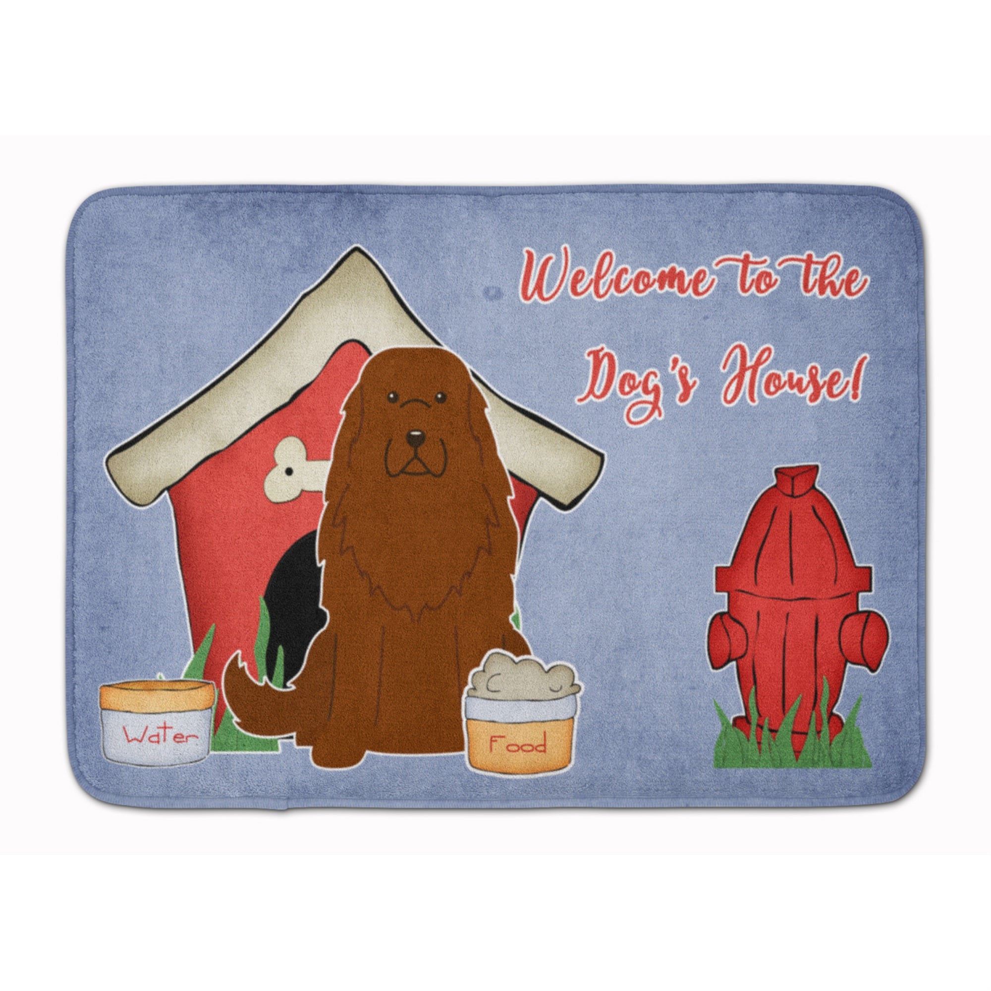 Caroline'S Treasures House Caucasian Shepherd Dog Floor Mat, 19 X 27, Multicolor
