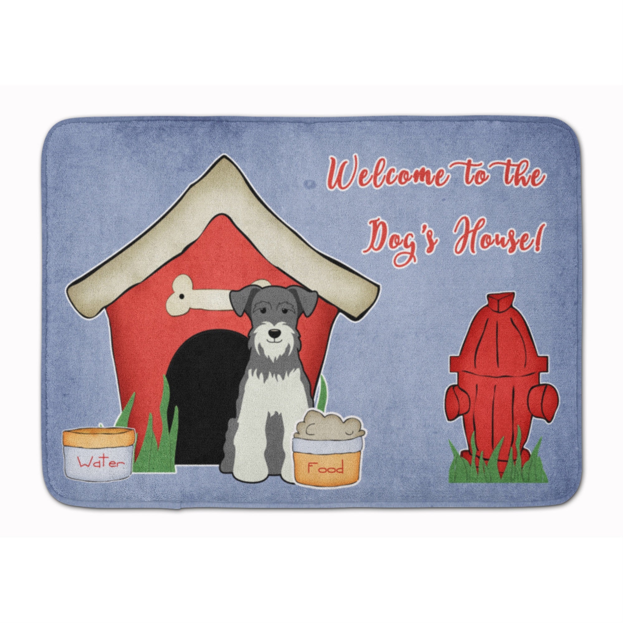 Caroline'S Treasures Dog House Miniature Schanuzer, 19 X 27, Multicolor