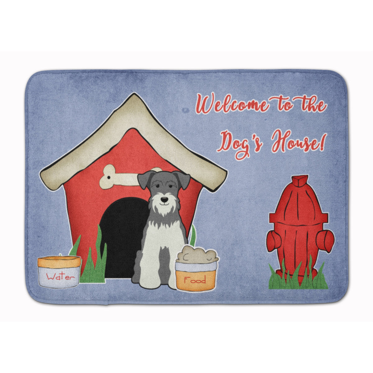 Caroline'S Treasures Dog House Miniature Schanuzer, 19 X 27, Multicolor