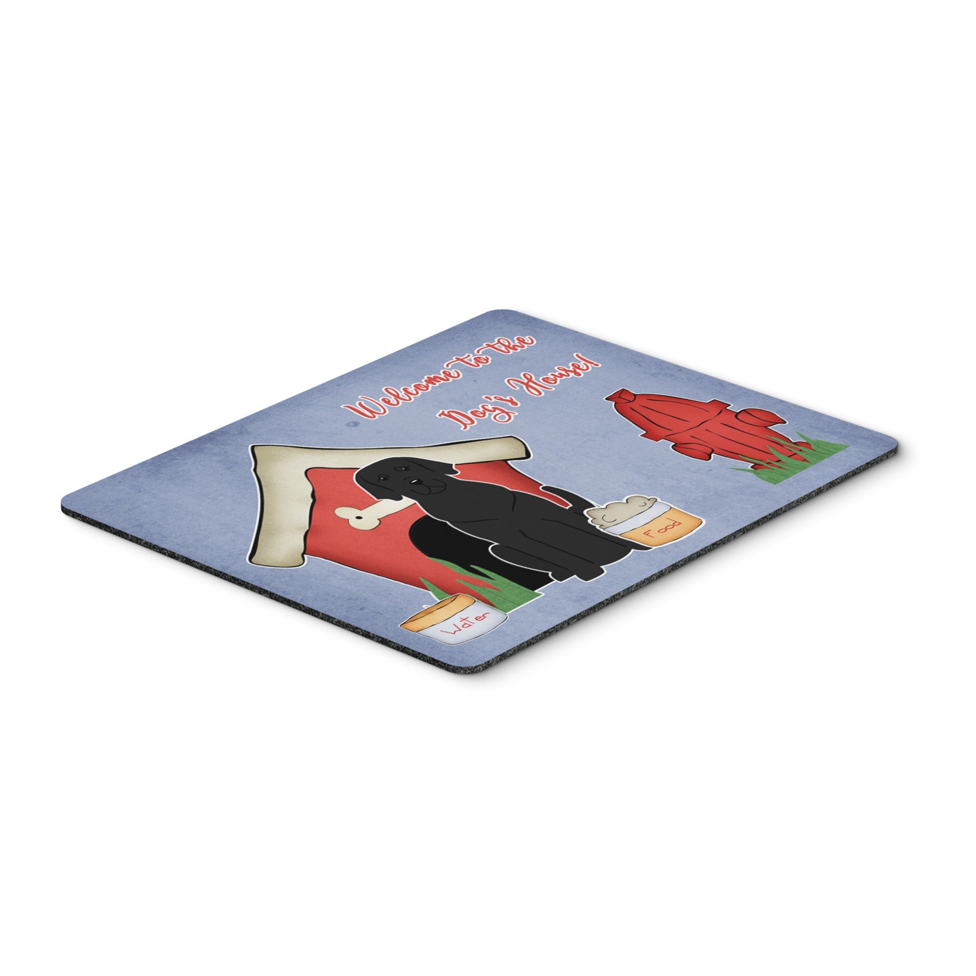 Caroline'S Treasures Dog House Collection Black Labrador Mouse Pad,  Multicolor, 7.75X9.25 (Bb2811Mp)