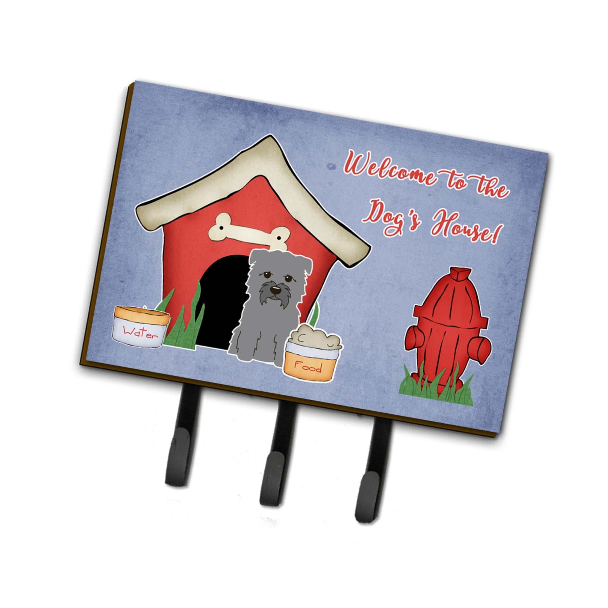 Caroline'S Treasures Dog House Collection Glen Of Imal Grey Leash Or Key Holder Bb2813Th68, Triple