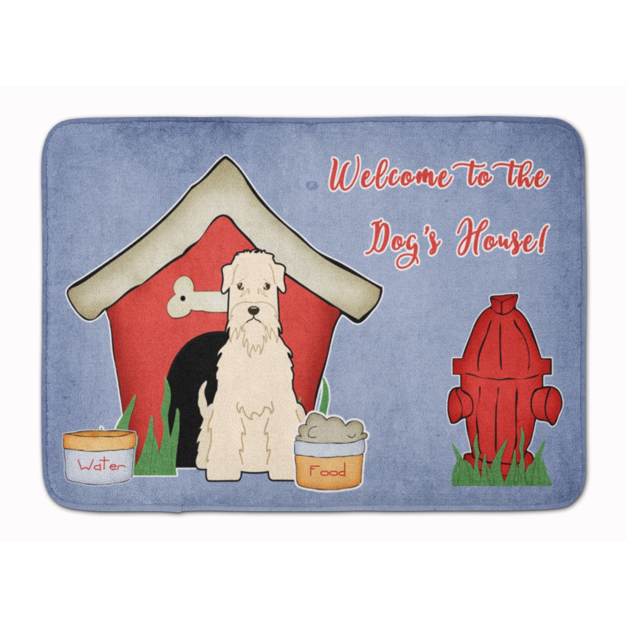 Caroline'S Treasures Dog House Soft Coated Wheaten Terrier, 19 X 27, Multicolor