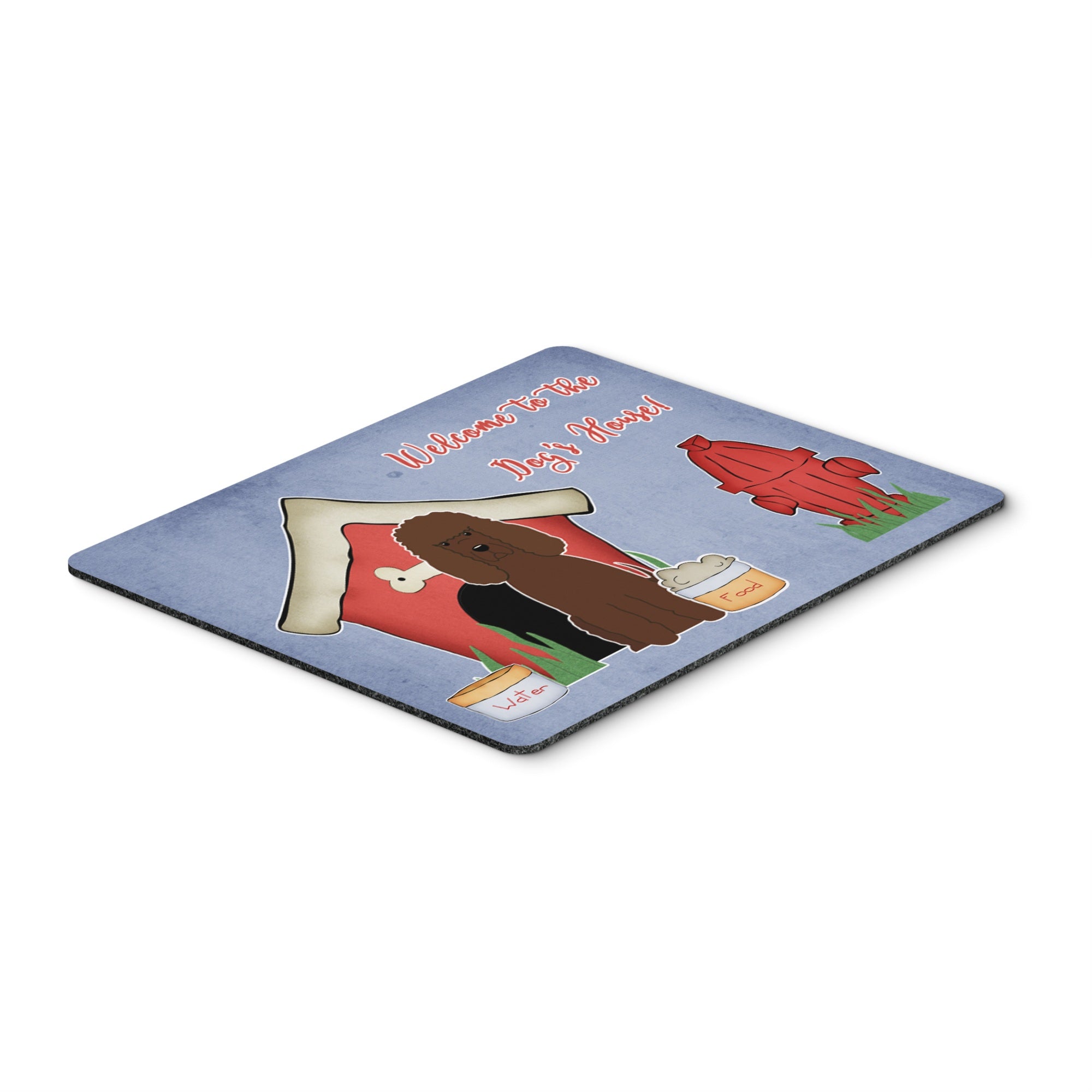 Caroline'S Treasures Dog House Collection Irish Water Spaniel Mouse Pad,  Multicolor, 7.75X9.25 (Bb2817Mp)