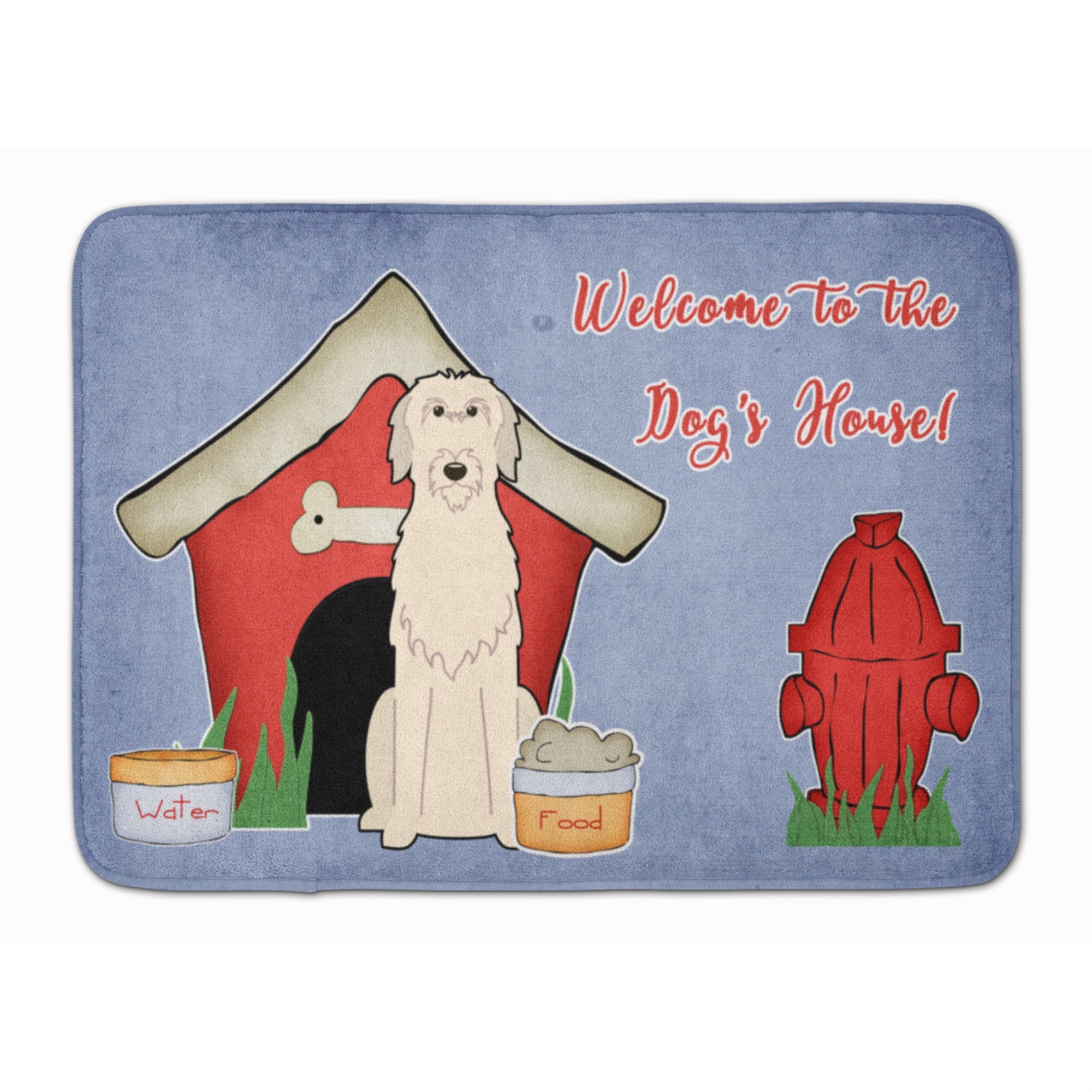 Caroline'S Treasures Dog House Collection Irish Wolfhound Floor Mat, 19 X 27, Multicolor
