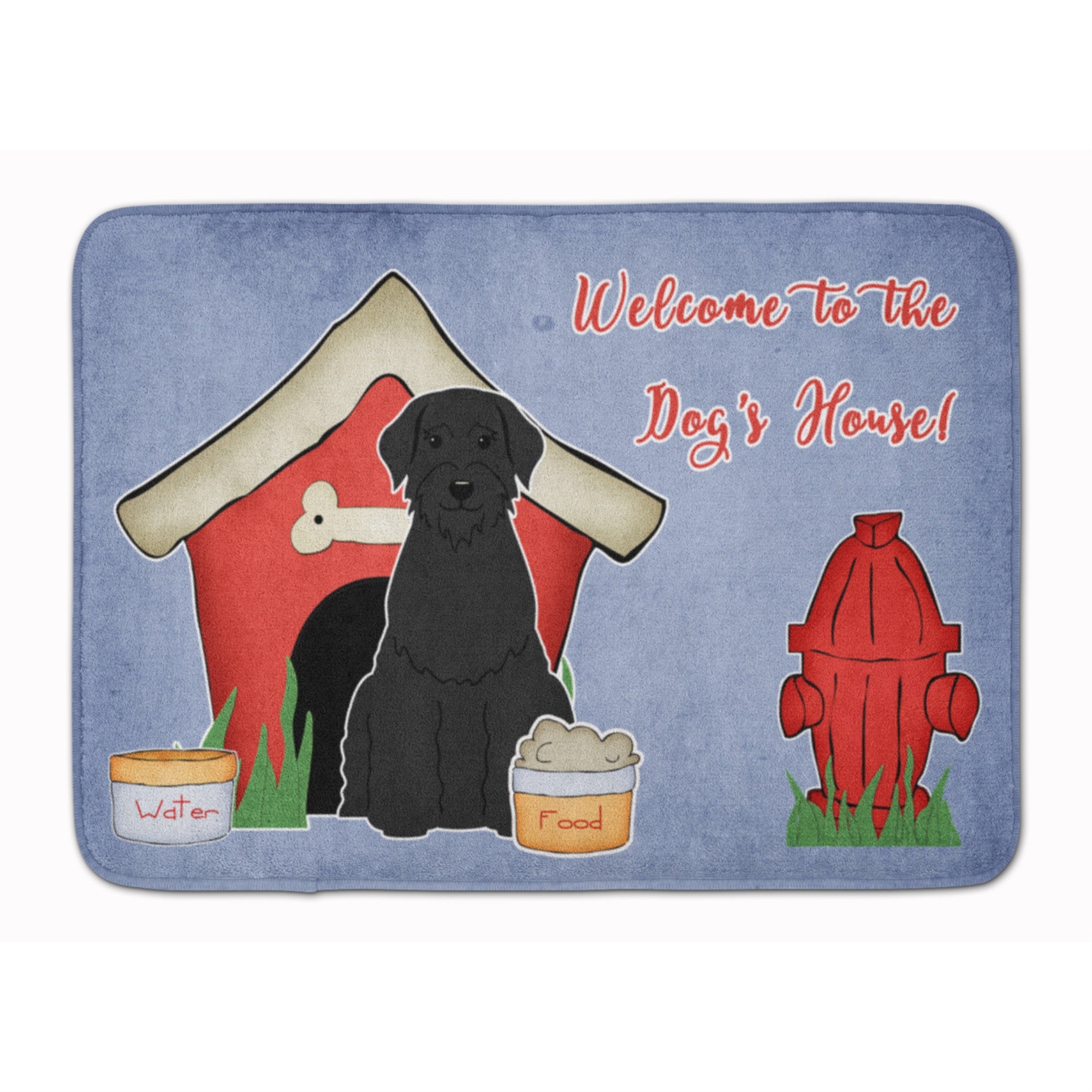 Caroline'S Treasures Dog House Collection Giant Schnauzer Floor Mat, 19 X 27, Multicolor