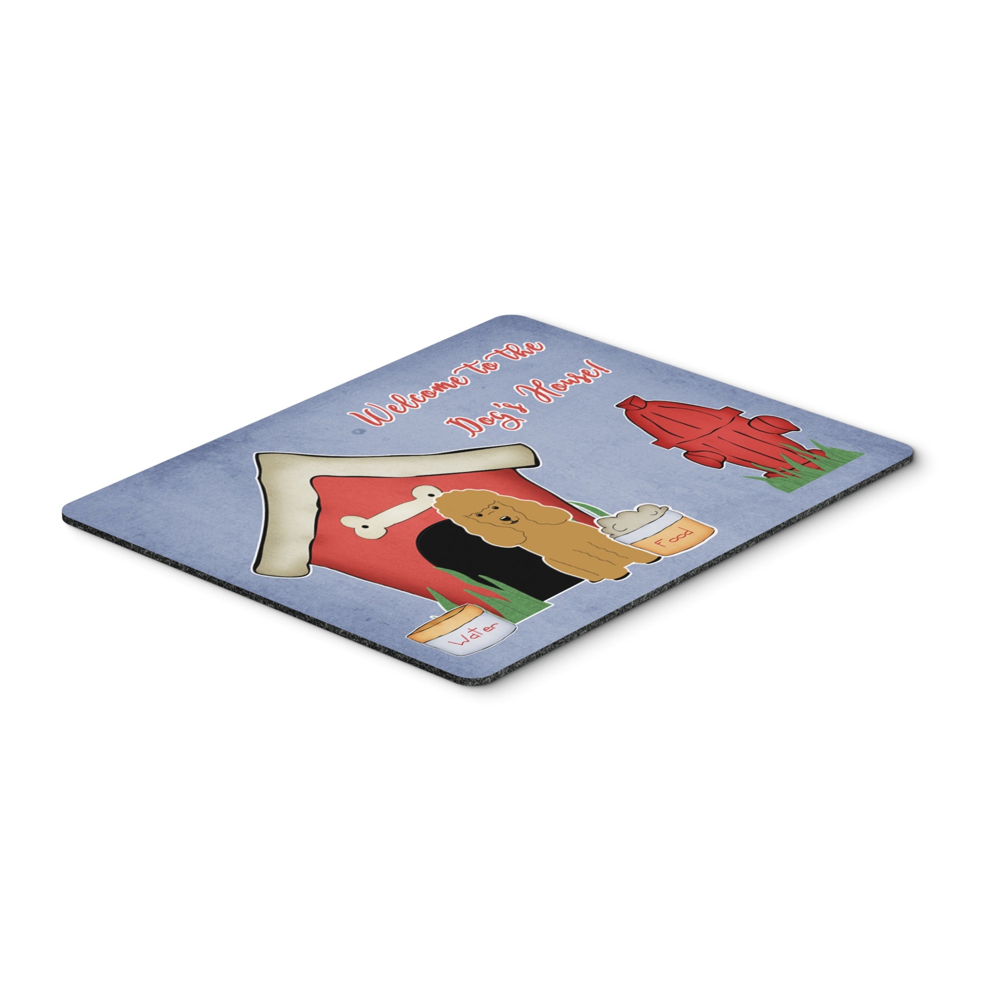 Caroline'S Treasures Dog House Collection Poodle Tan Mouse Pad,  Multicolor, 7.75X9.25 (Bb2823Mp)