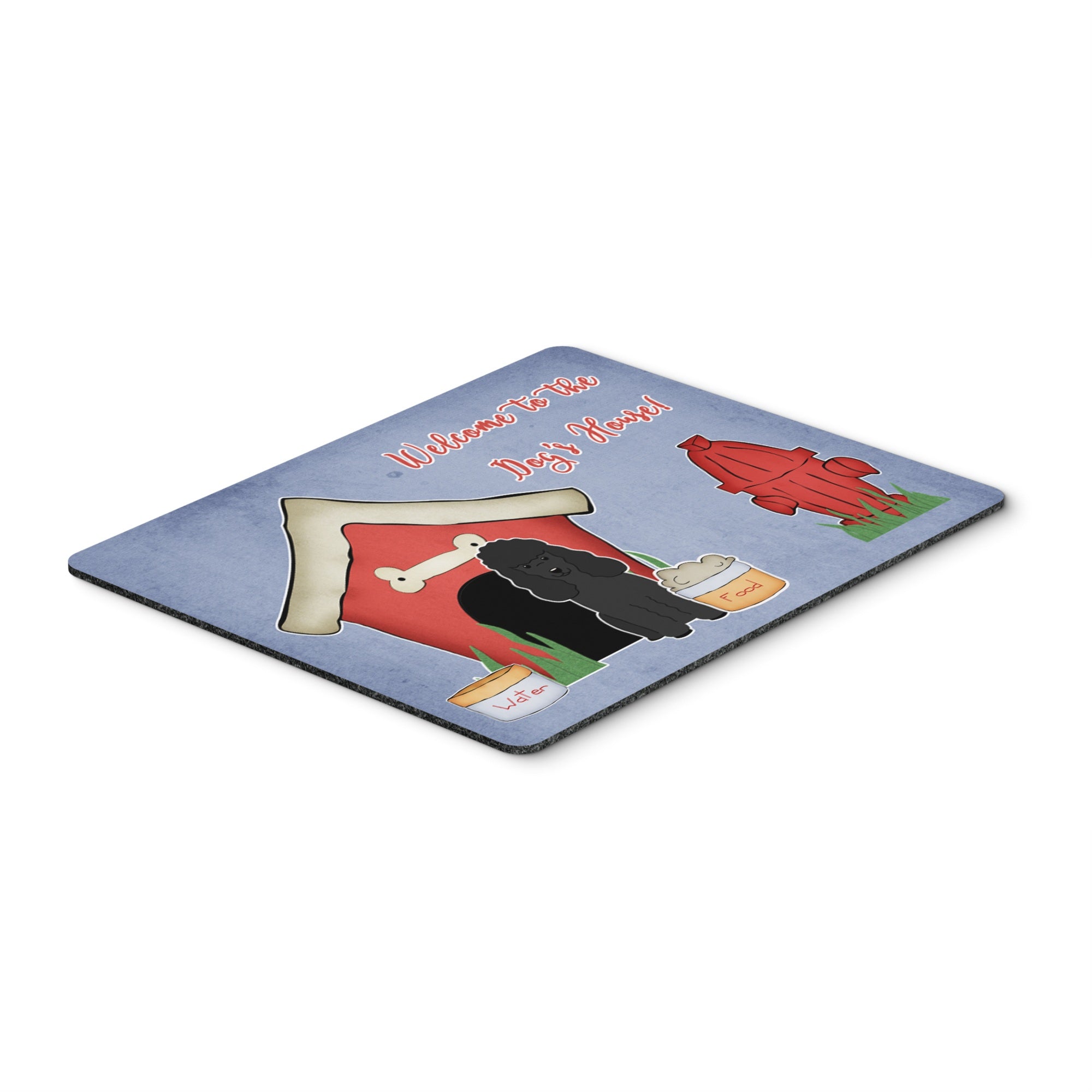 Caroline'S Treasures Dog House Collection Poodle Black Mouse Pad,  Multicolor, 7.75X9.25 (Bb2825Mp)