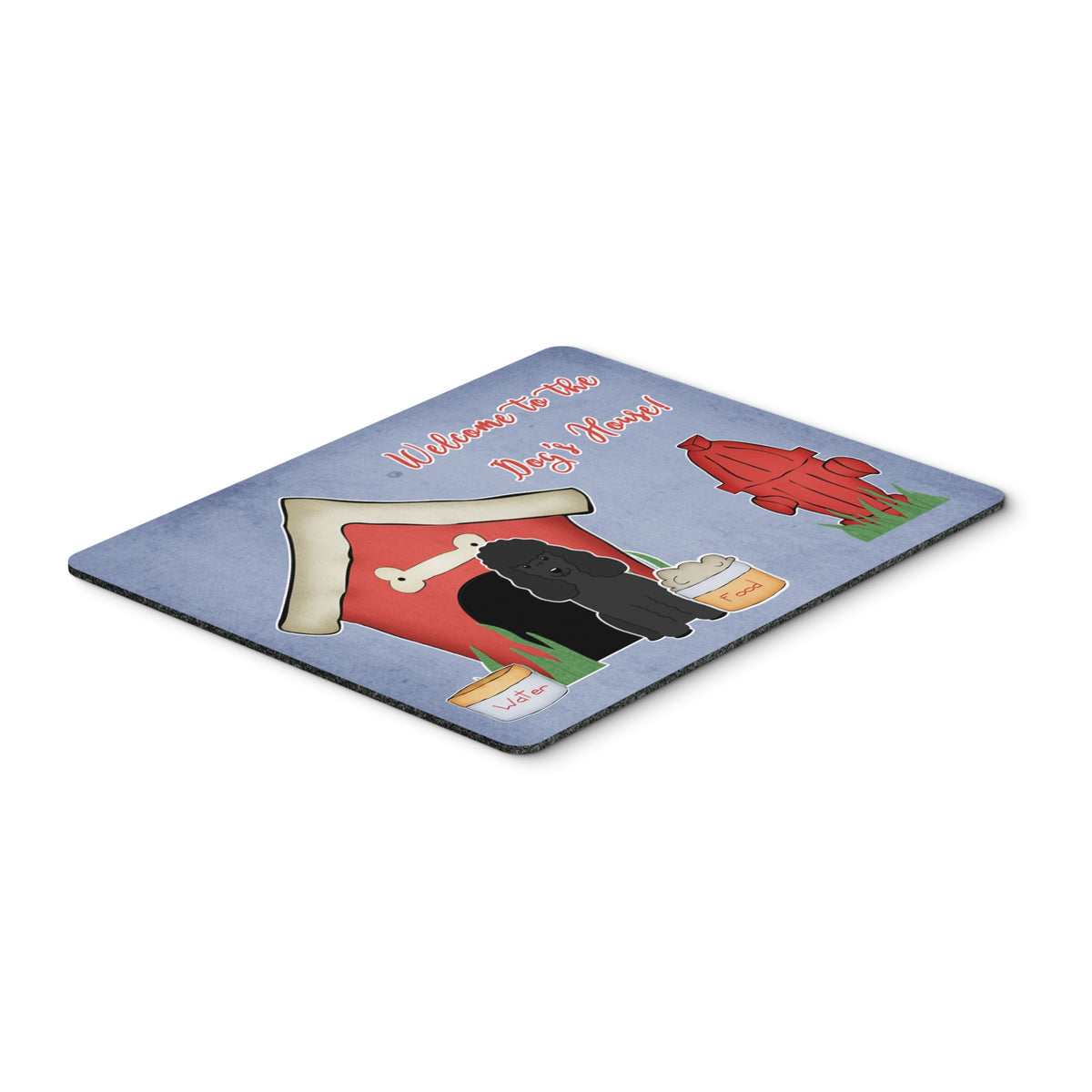 Caroline'S Treasures Dog House Collection Poodle Black Mouse Pad,  Multicolor, 7.75X9.25 (Bb2825Mp)
