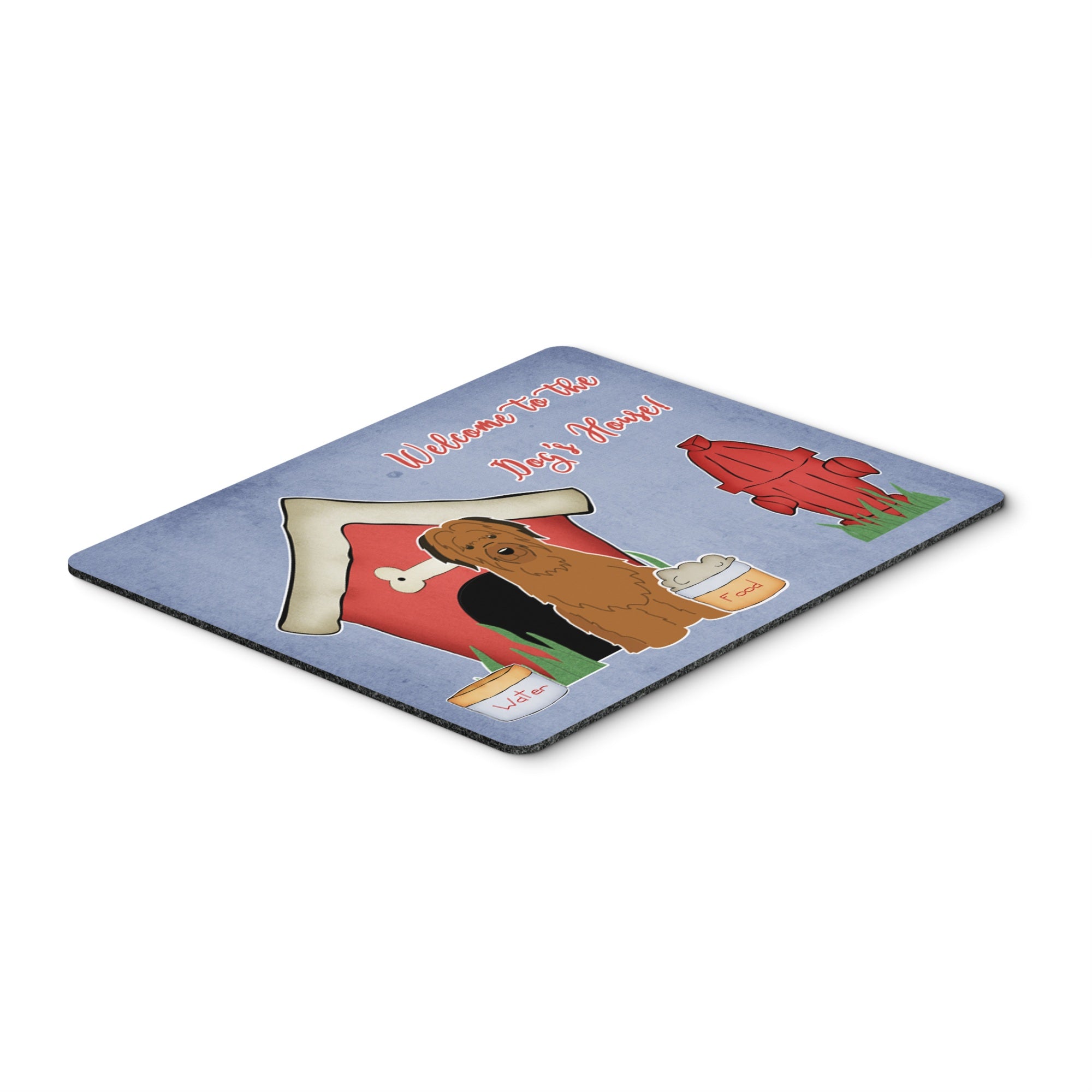 Caroline'S Treasures Dog House Collection Briard Brown Mouse Pad,  Multicolor, 7.75X9.25 (Bb2836Mp)