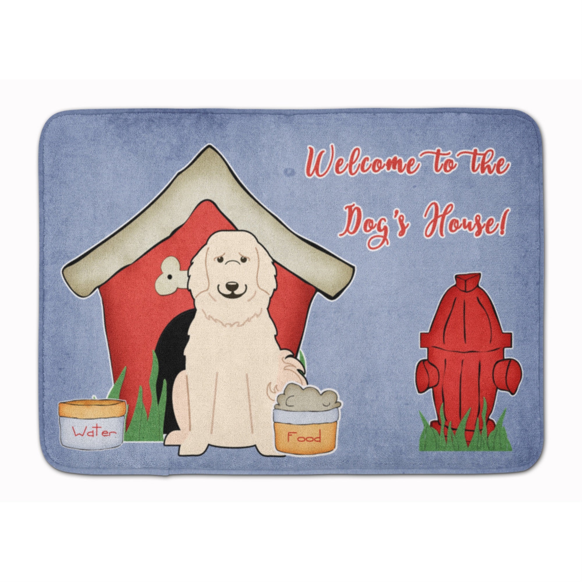 Caroline'S Treasures Dog House Collection Pyrenese Floor Mat, 19 X 27, Multicolor