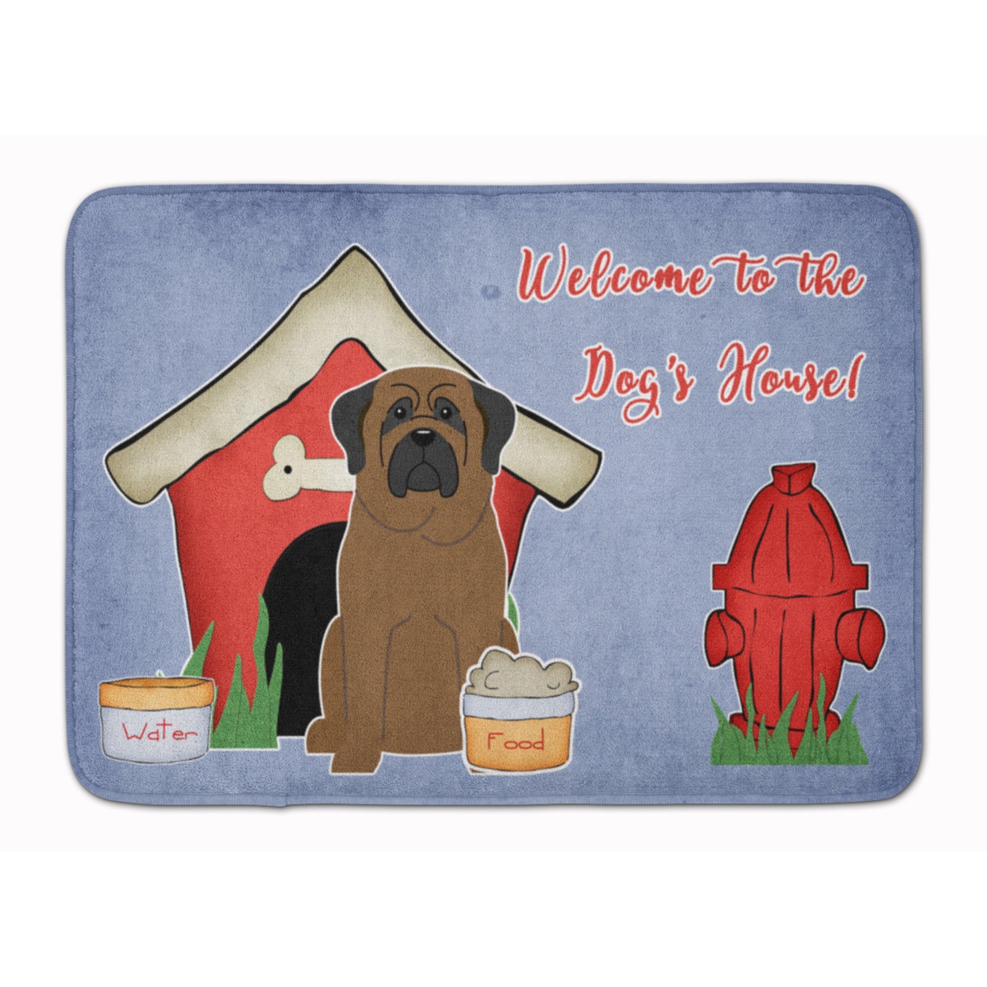 Caroline'S Treasures Dog House Collection Bullmastiff Floor Mat, 19 X 27, Multicolor