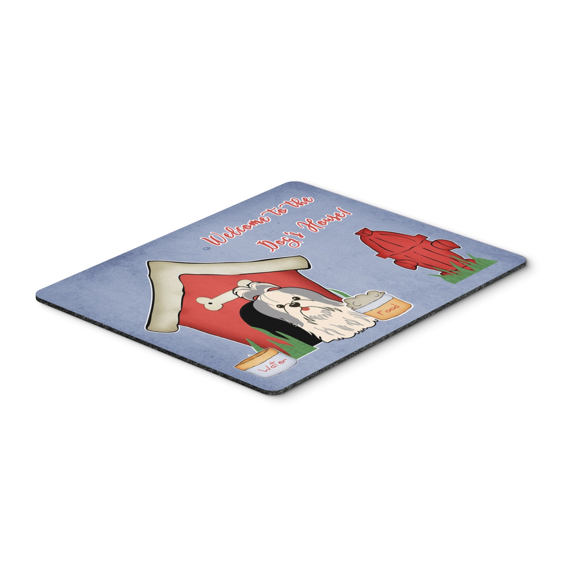 Caroline'S Treasures Dog House Collection Shih Tzu Silver White Mouse Pad,  Multicolor, 7.75X9.25 (Bb2839Mp)