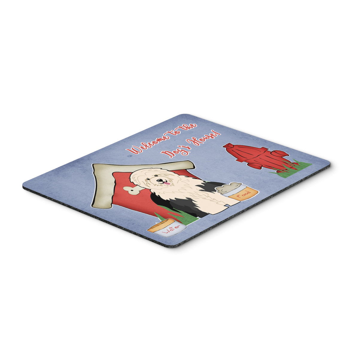 Caroline'S Treasures Dog House Collection Old English Sheepdog Mouse Pad,  Multicolor, 7.75X9.25 (Bb2850Mp)