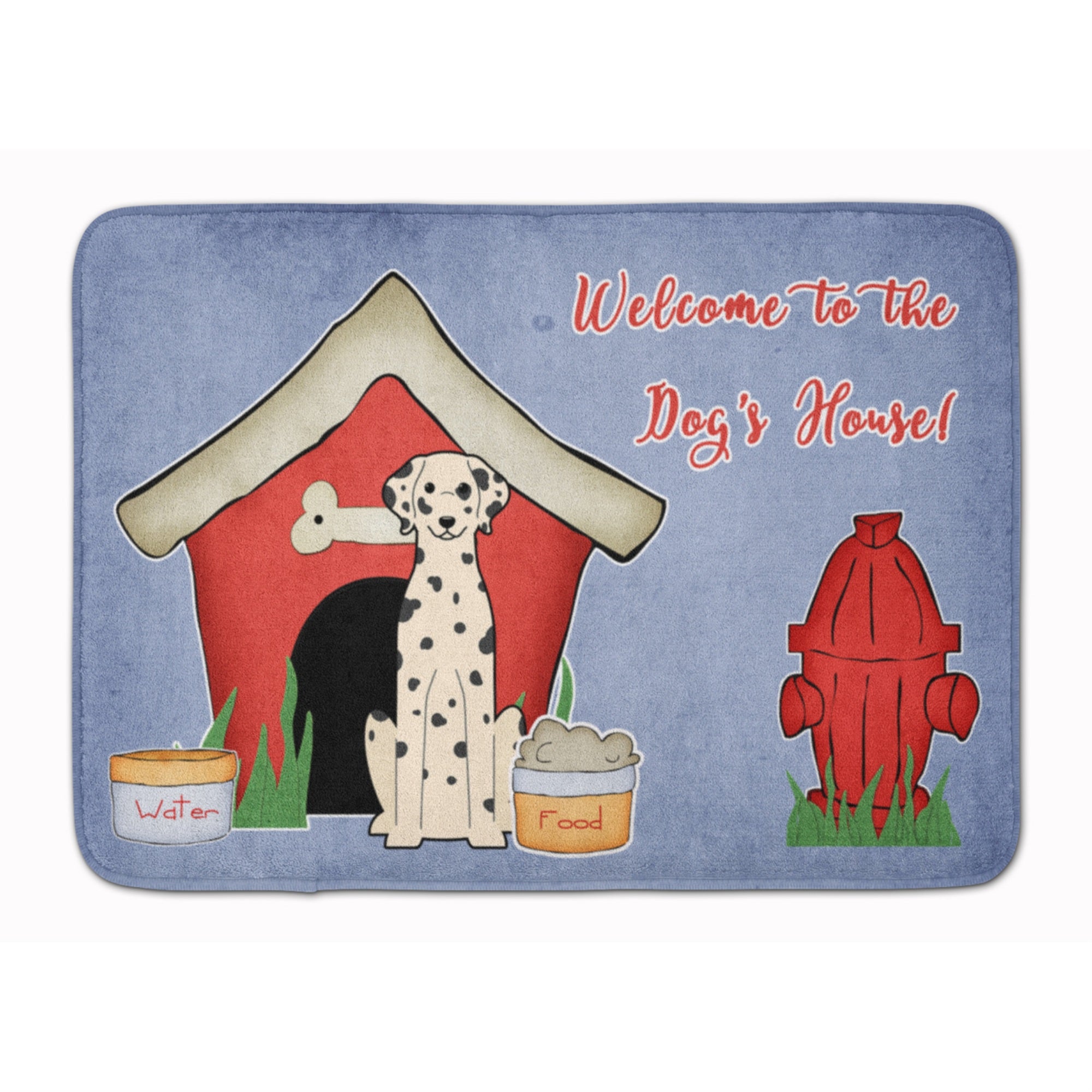 Caroline'S Treasures Dog House Collection Dalmatian Floor Mat, 19 X 27, Multicolor