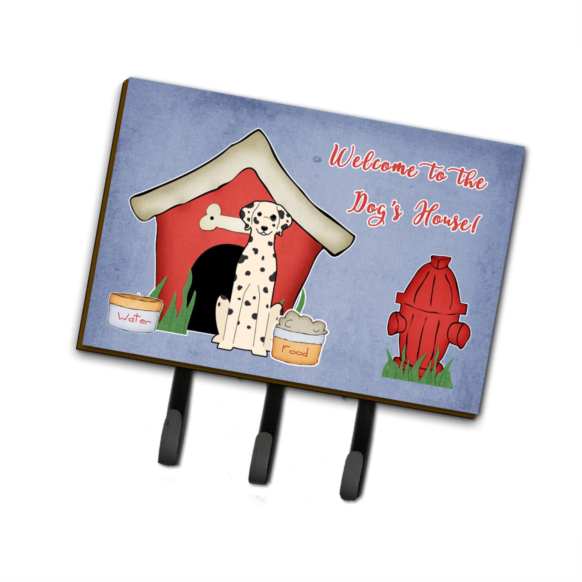 Caroline'S Treasures Dog House Collection Dalmatian Leash Or Key Holder Bb2851Th68, Triple