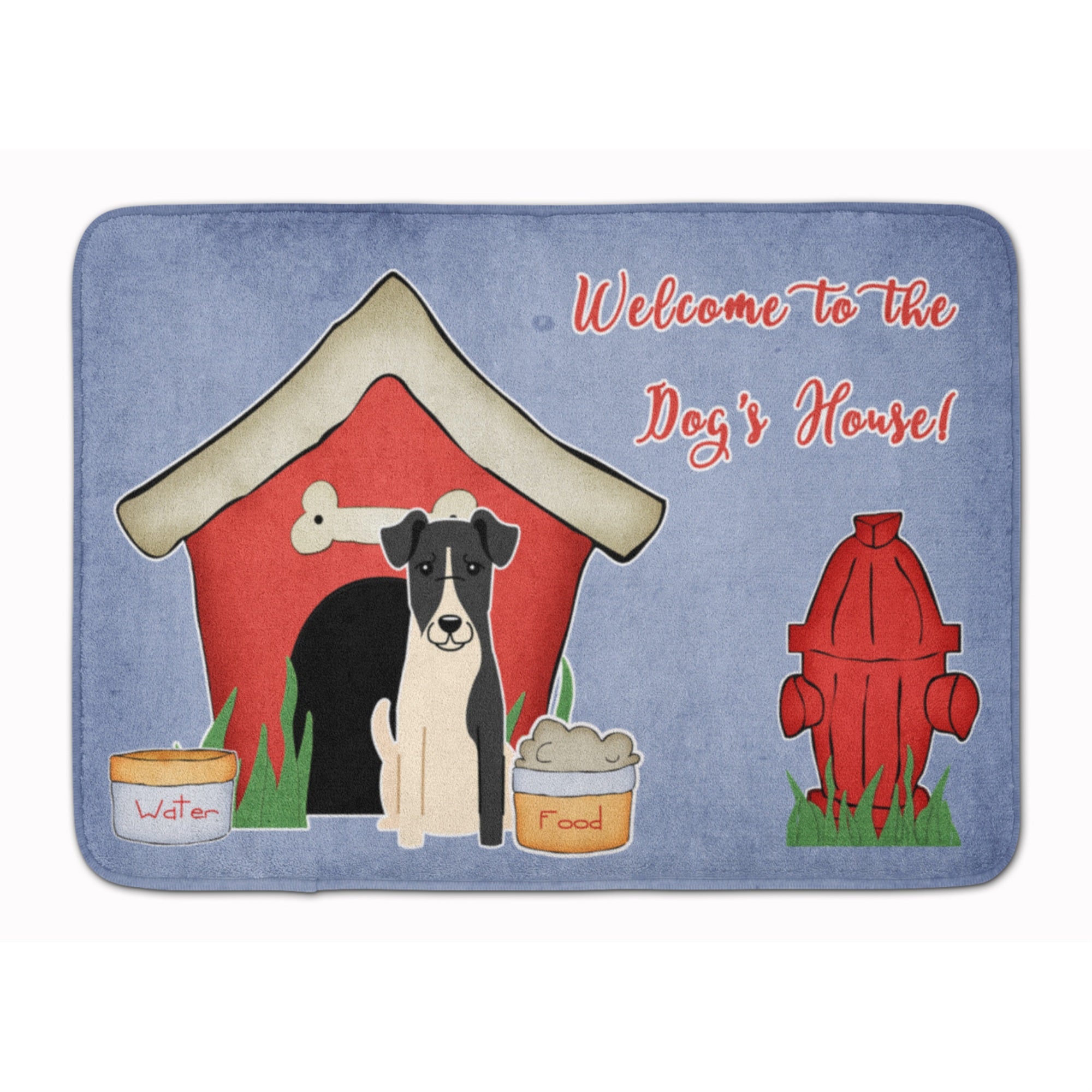 Caroline'S Treasures Dog House Collection Smooth Fox Terrier Floor Mat, 19 X 27, Multicolor