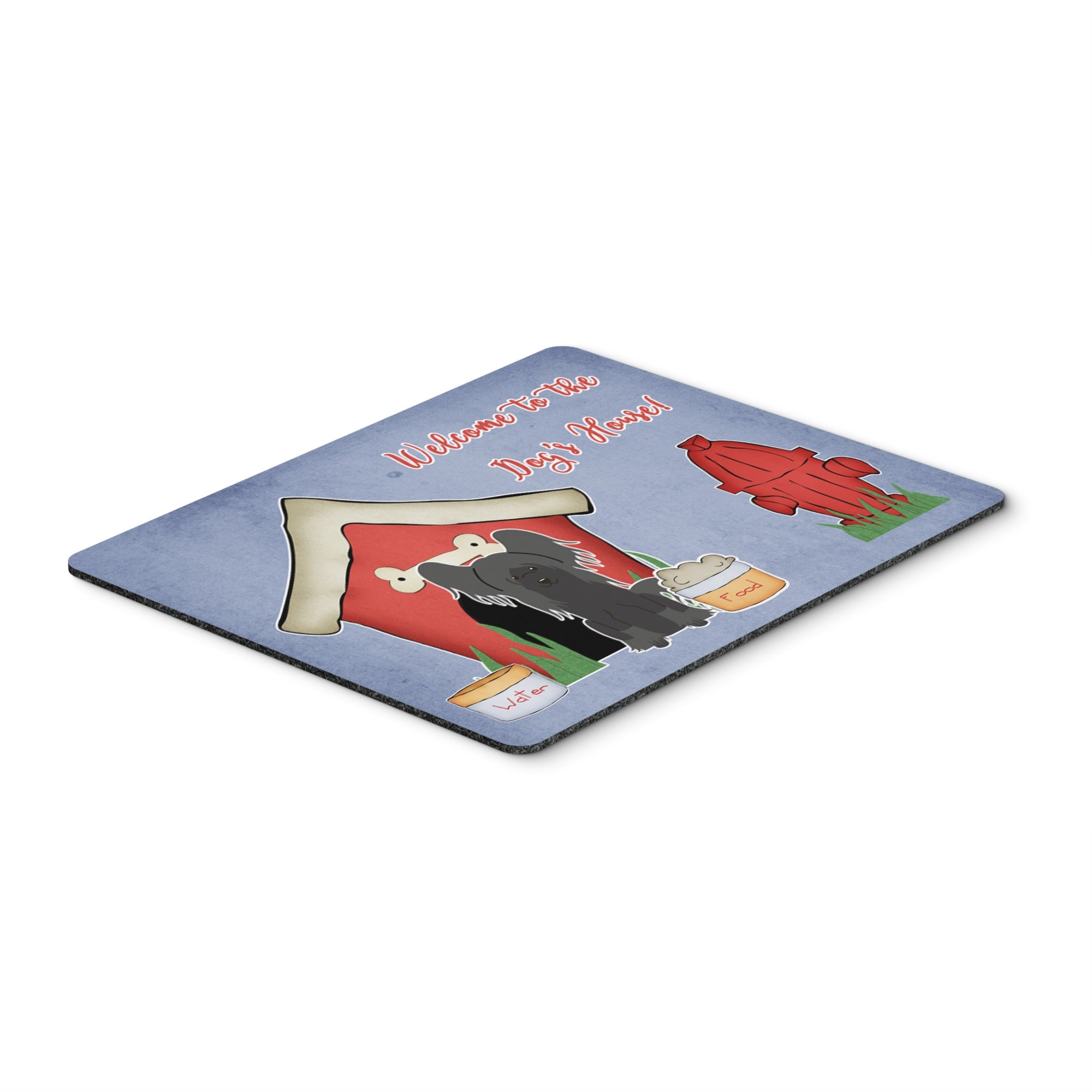 Caroline'S Treasures Dog House Collection Chinese Crested Black Mouse Pad,  Multicolor, 7.75X9.25 (Bb2866Mp)