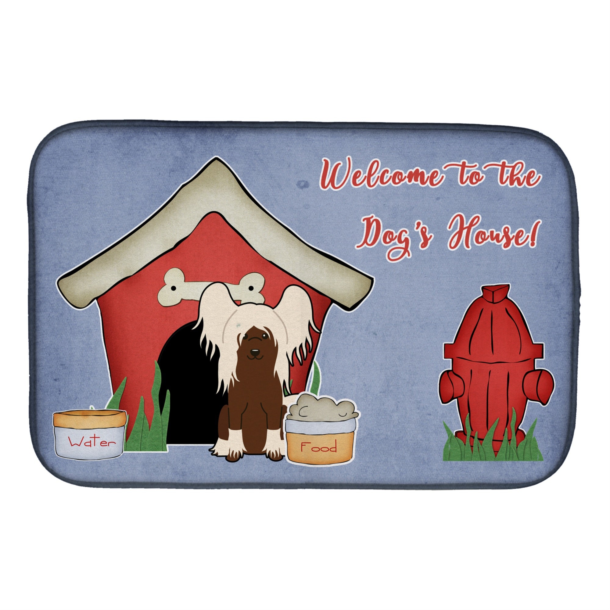 Caroline'S Treasures Bb2867Ddm Dish Drying Mat, 14 X 21, Dog House