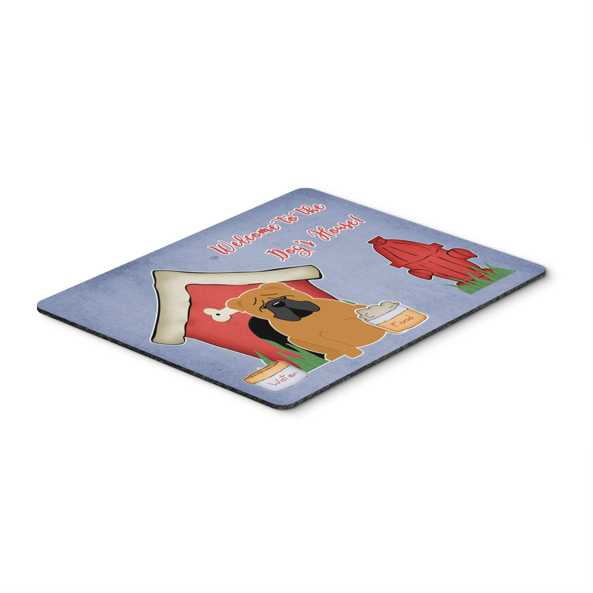 Caroline'S Treasures Dog House Collection English Bulldog Red Mouse Pad,  Multicolor, 7.75X9.25 (Bb2876Mp)