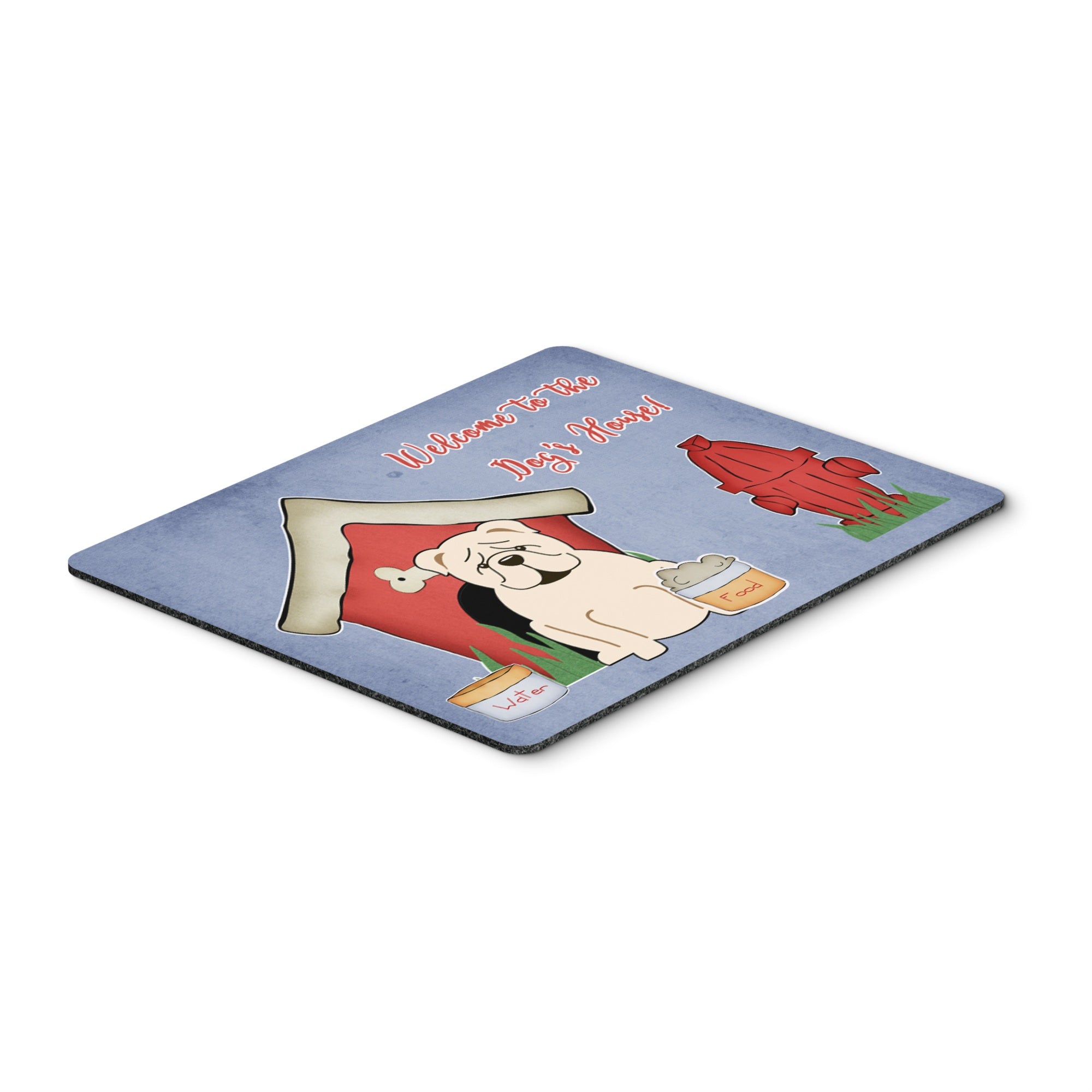 Caroline'S Treasures Dog House Collection English Bulldog White Mouse Pad,  Multicolor, 7.75X9.25 (Bb2877Mp)