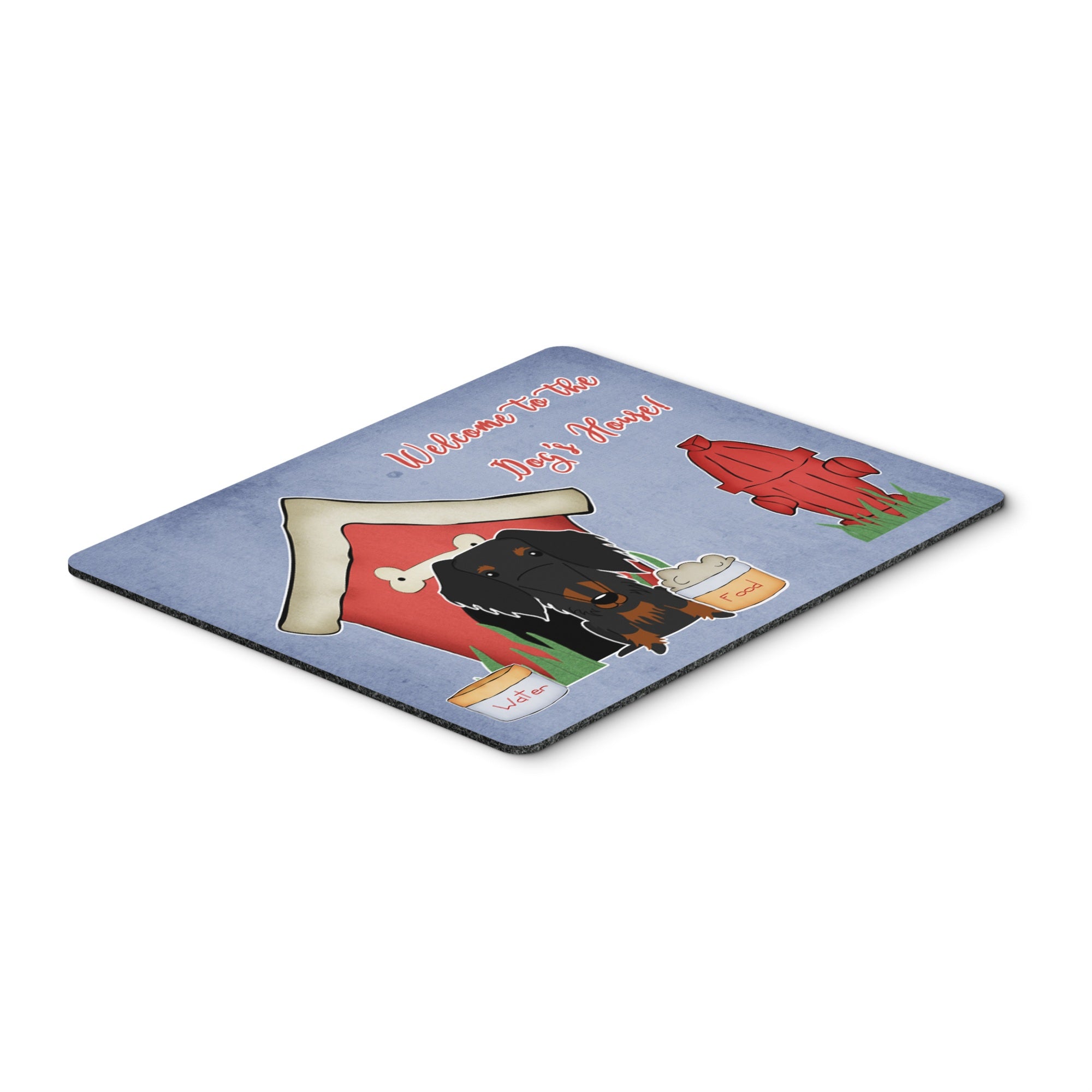 Caroline'S Treasures Wire Haired Dachshund Black Tan Mouse Pad,  Multicolor, 7.75X9.25 (Bb2881Mp)