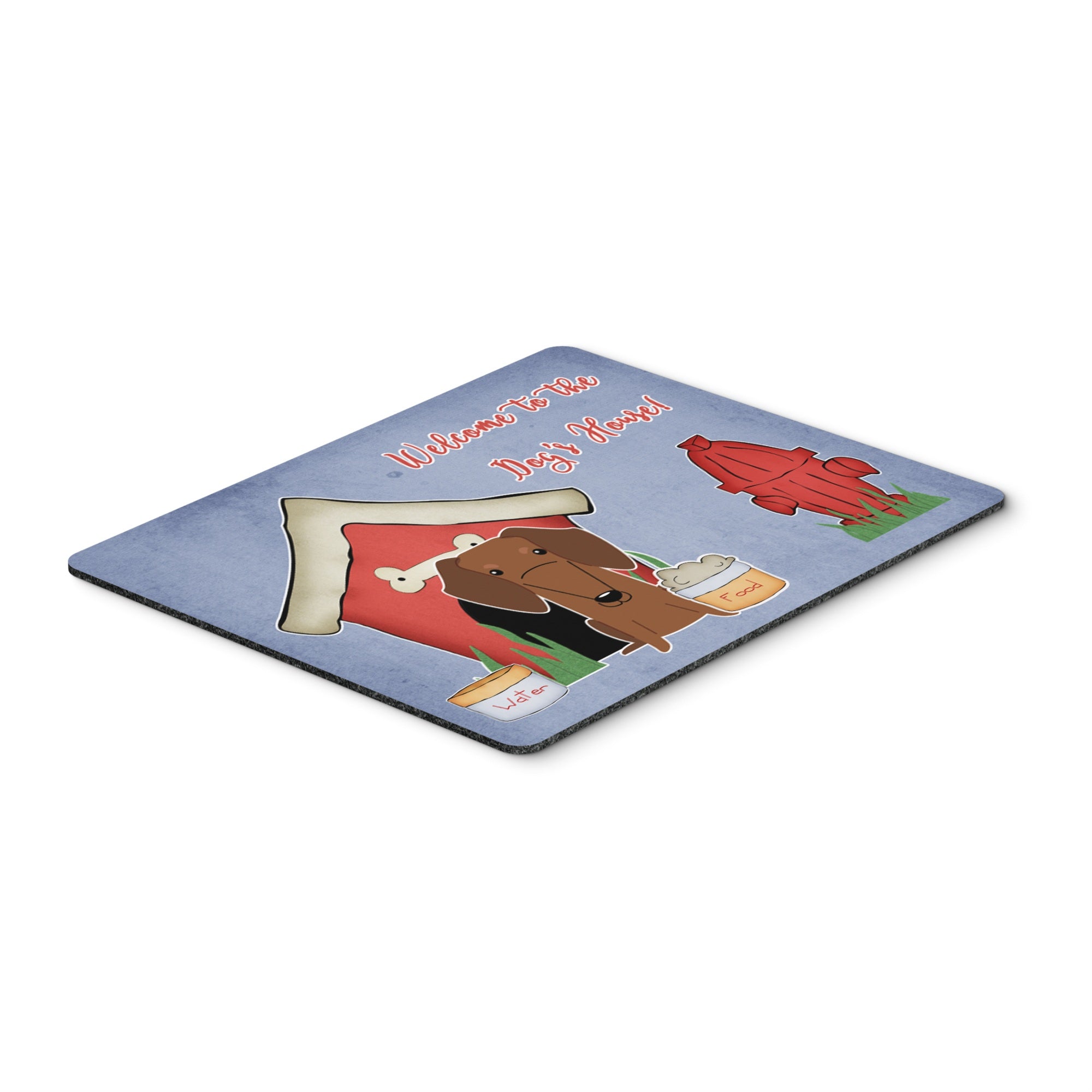 Caroline'S Treasures Dog House Collection Dachshund Red Brown Mouse Pad,  Multicolor, 7.75X9.25 (Bb2884Mp)