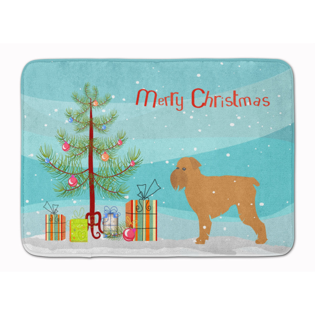 Caroline'S Treasures Brussels Griffon Merry Christmas Tree, 19 X 27, Multicolor