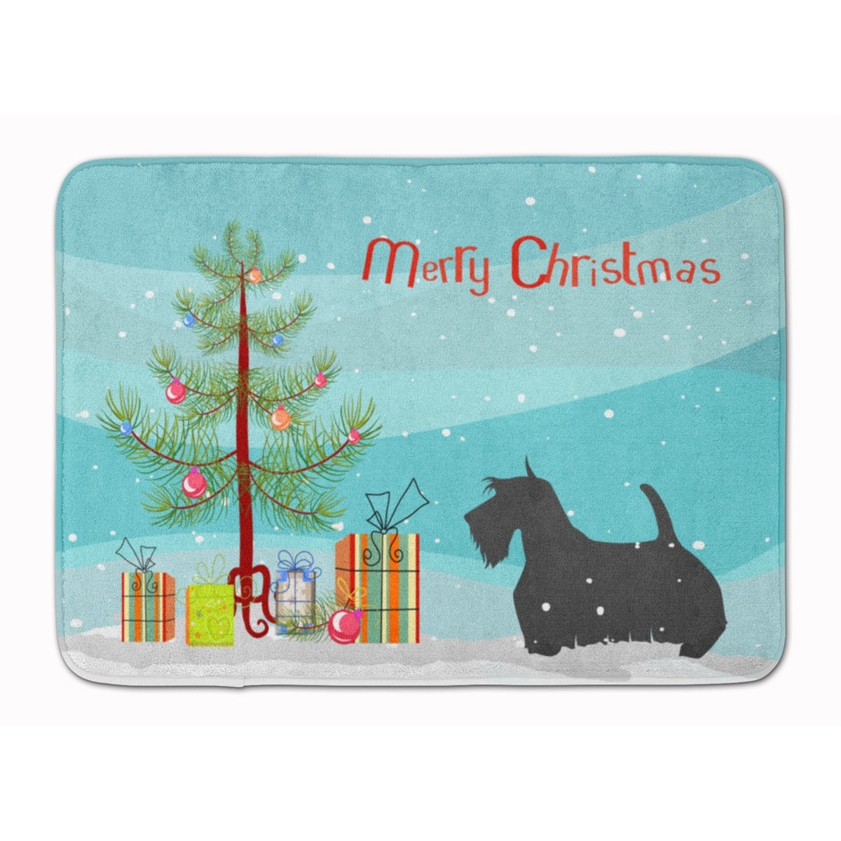Caroline'S Treasures Scottish Terrier Merry Christmas Tree, 19 X 27, Multicolor