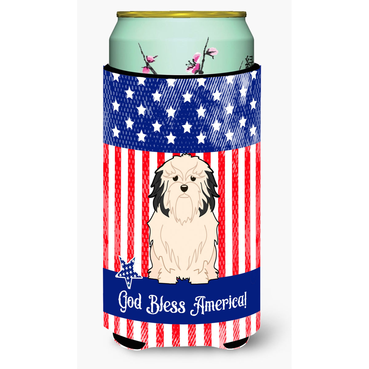 Caroline'S Treasures Bb3014Tbc Patriotic Usalowchen Tall Boy Hugger Cold-Beverage-Koozies, Multicolor