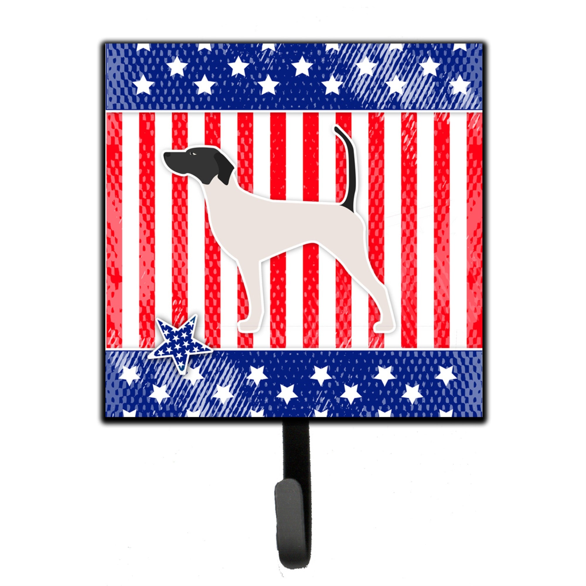Caroline'S Treasures Usa Patriotic English Pointer Leash Or Key Holder Bb3295Sh4, Small, Multicolor
