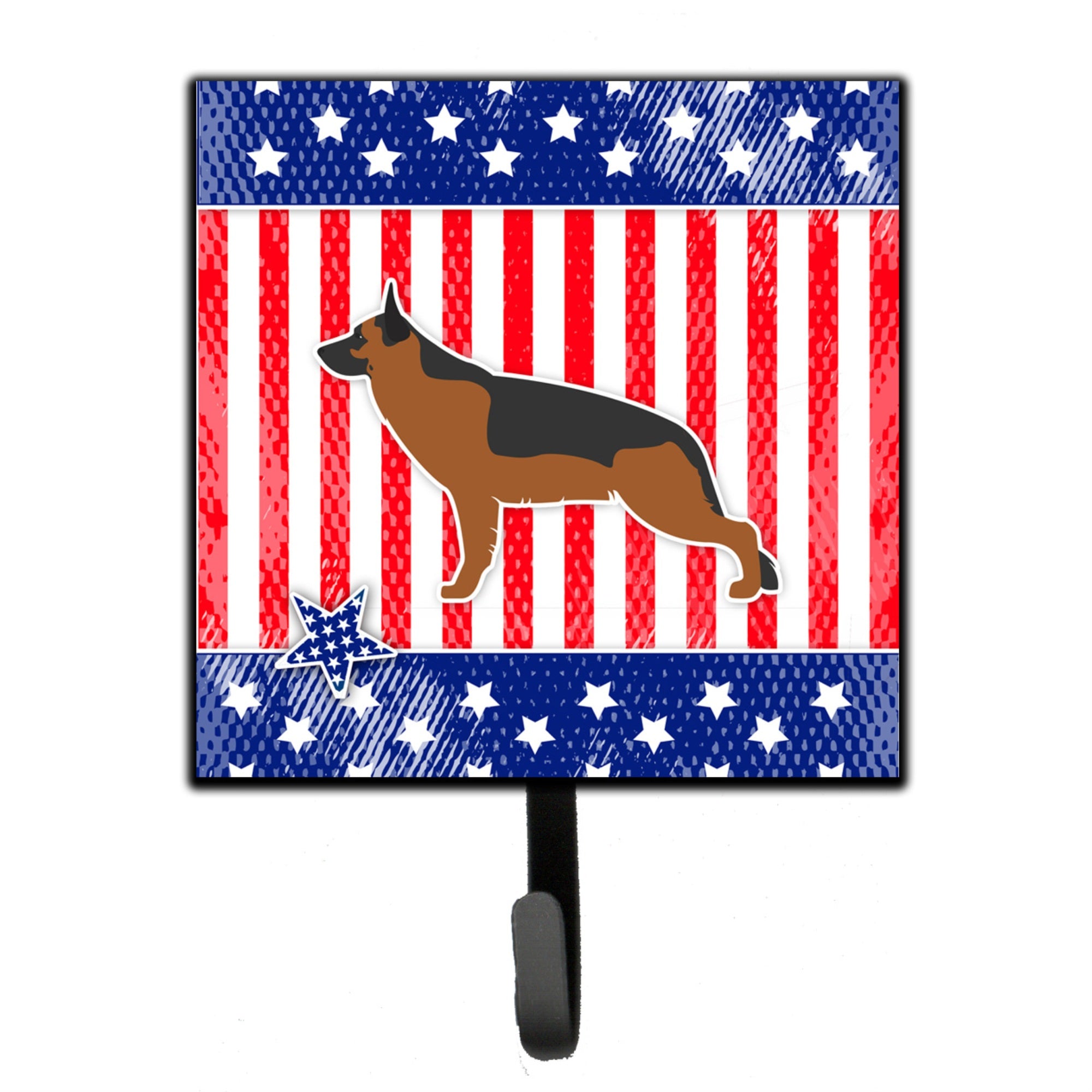 Caroline'S Treasures Usa Patriotic German Shepherd Leash Or Key Holder Bb3324Sh4, Small, Multicolor