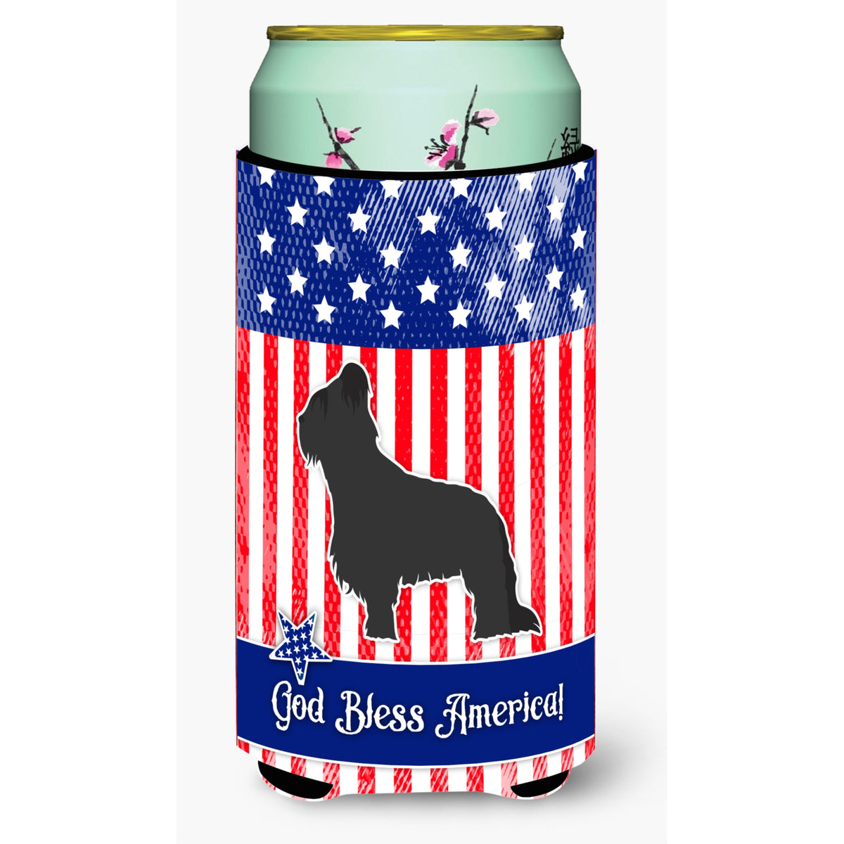 Caroline'S Treasures Usa Patriotic Briar Beverage Insulator Hugger, Tall Boy, Multicolor
