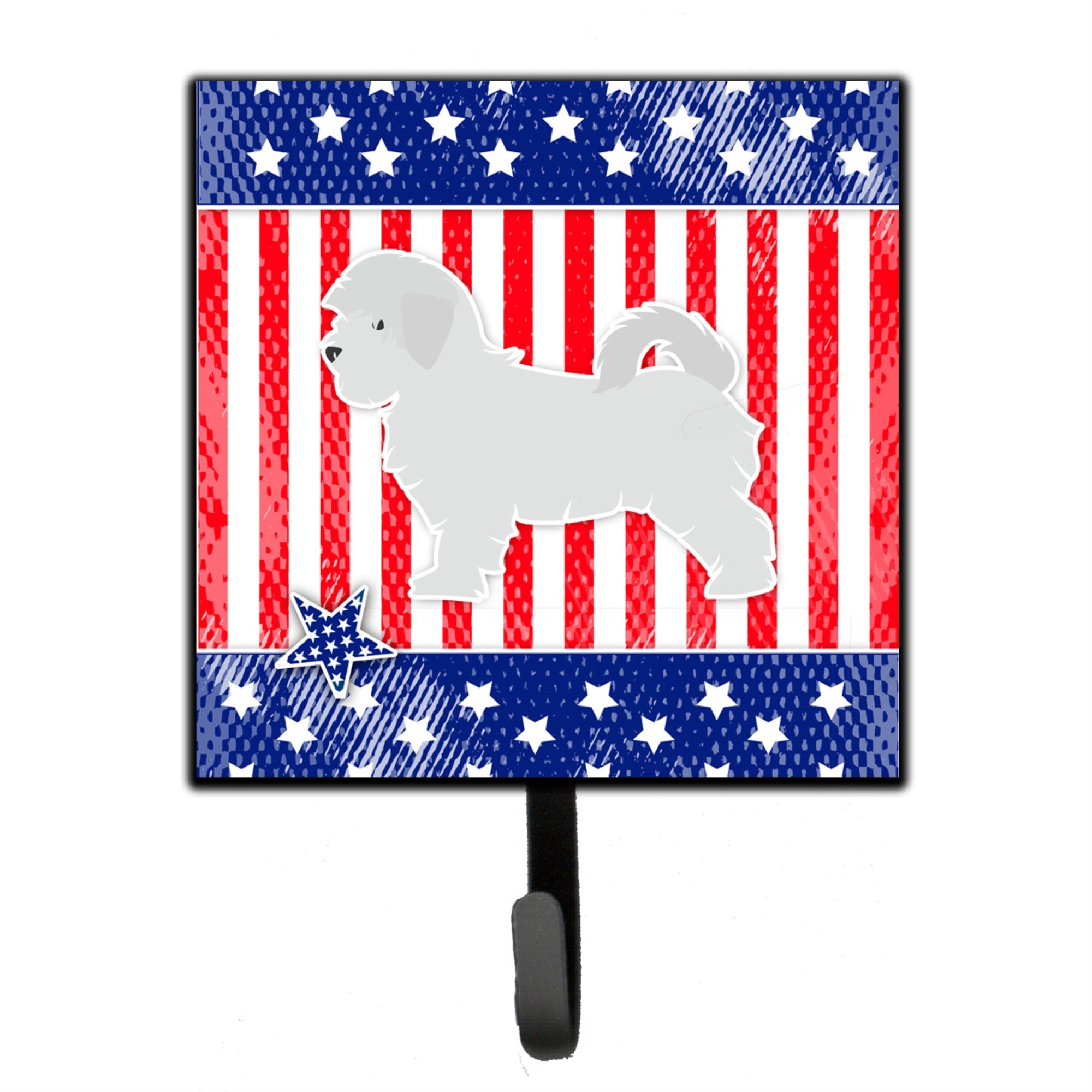 Caroline'S Treasures Usa Patriotic Maltese Leash Or Key Holder Bb3336Sh4, Small, Multicolor