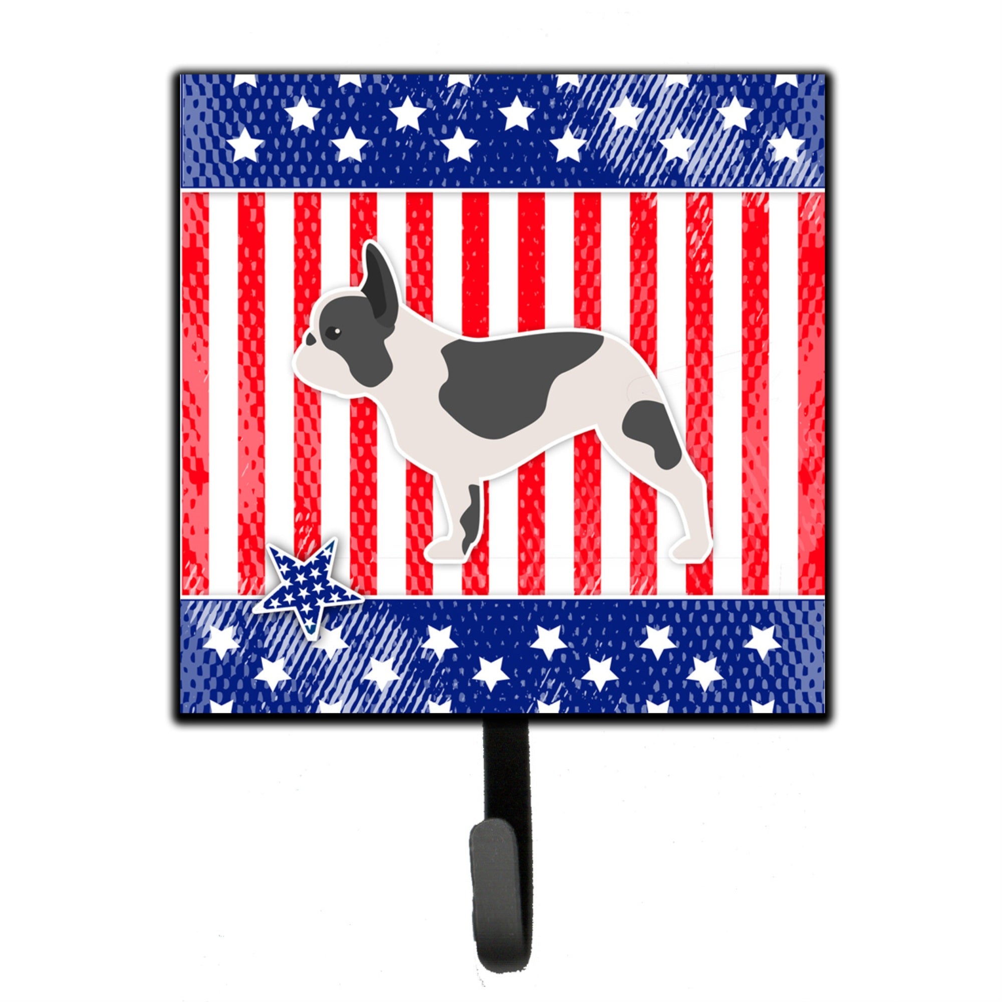 Caroline'S Treasures Usa Patriotic French Bulldog Leash Or Key Holder Bb3341Sh4, Small, Multicolor