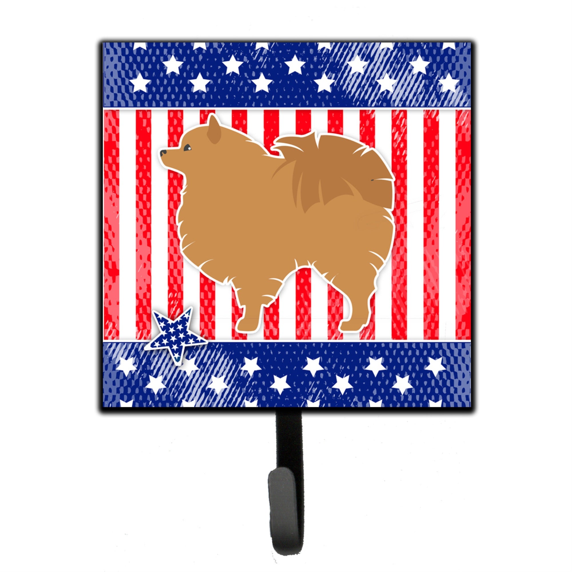 Caroline'S Treasures Usa Patriotic Pomeranian Leash Or Key Holder Bb3342Sh4, Small, Multicolor