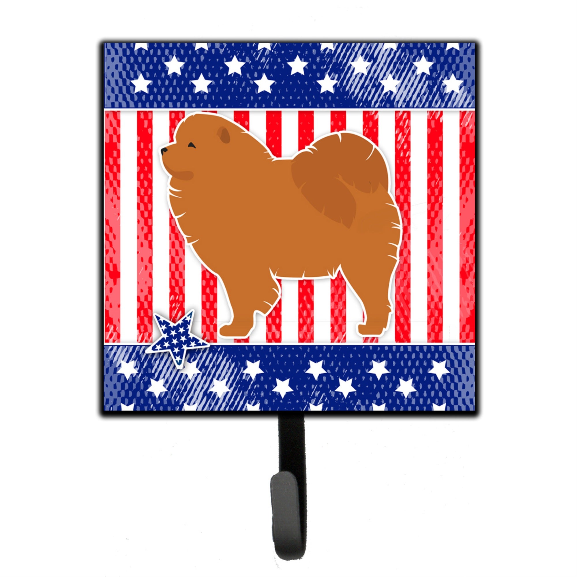 Caroline'S Treasures Usa Patriotic Chow Leash Or Key Holder Bb3351Sh4, Small, Multicolor