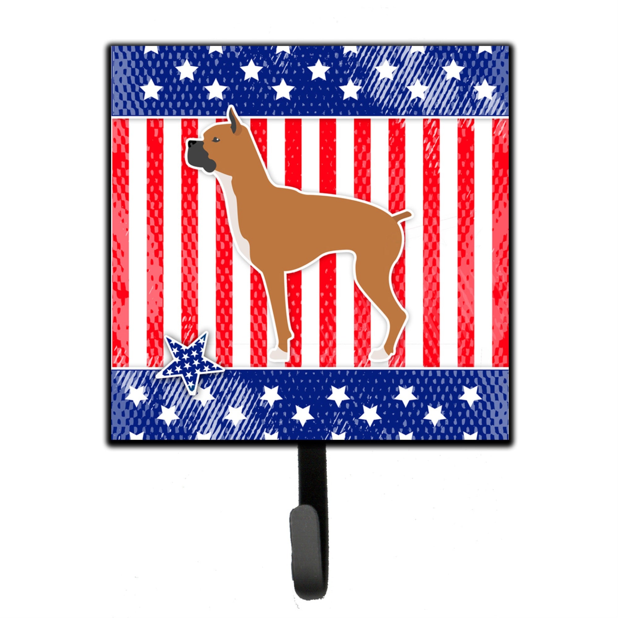 Caroline'S Treasures Usa Patriotic Boxer Leash Or Key Holder Bb3353Sh4, Small, Multicolor