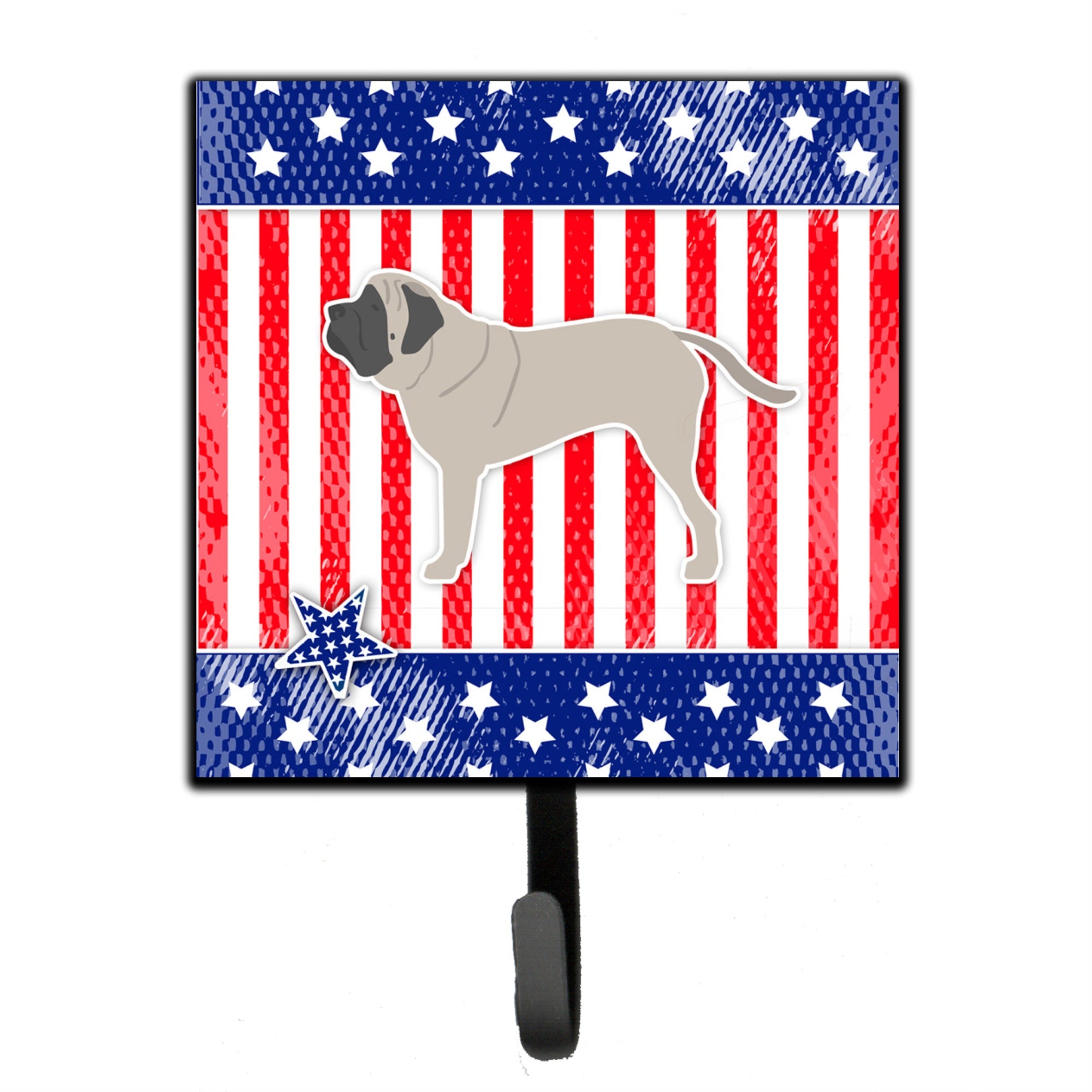 Caroline'S Treasures Usa Patriotic English Mastiff Leash Or Key Holder Bb3356Sh4, Small, Multicolor