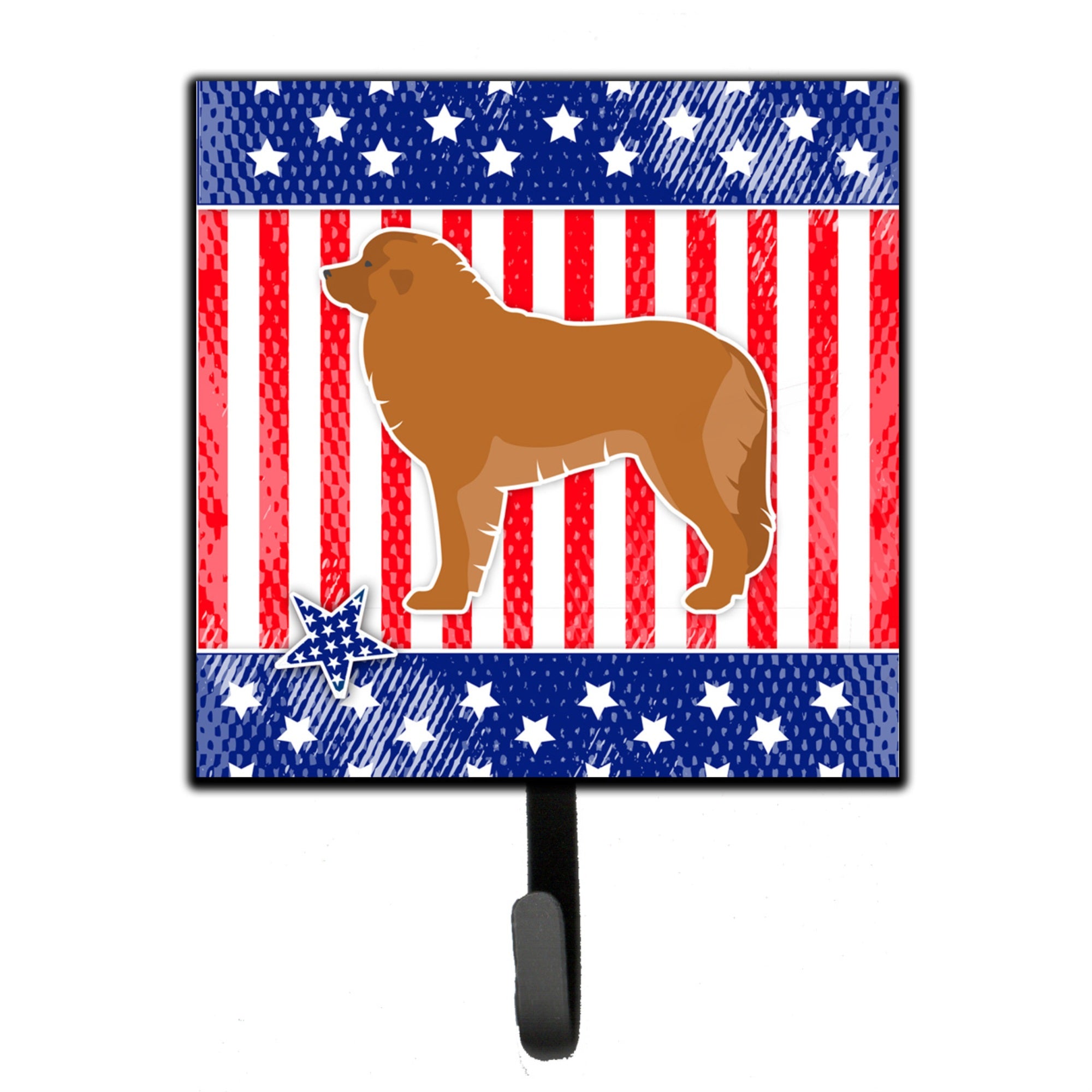 Caroline'S Treasures Usa Patriotic Leonberger Leash Or Key Holder Bb3358Sh4, Small, Multicolor