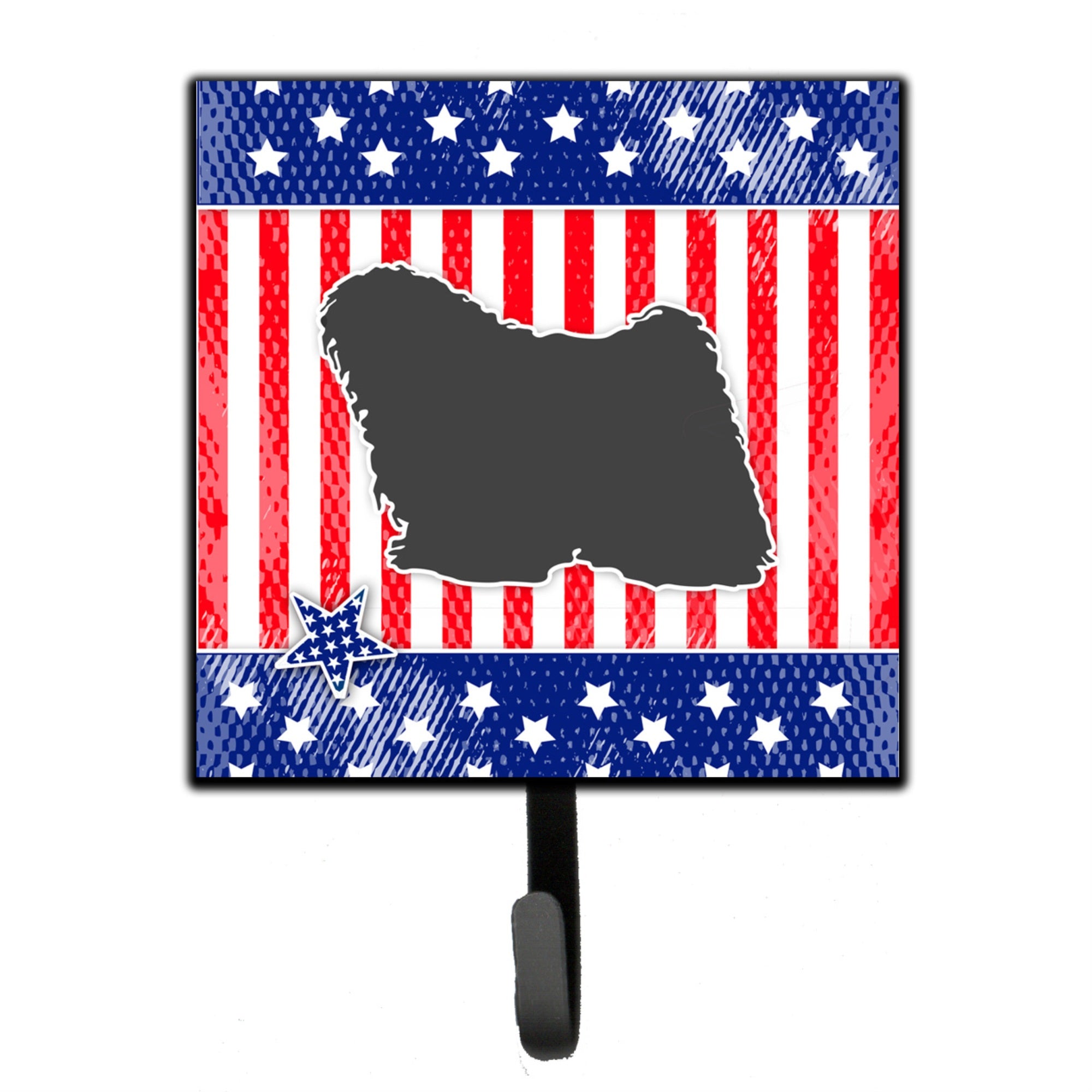 Caroline'S Treasures Usa Patriotic Puli Leash Or Key Holder Bb3363Sh4, Small, Multicolor