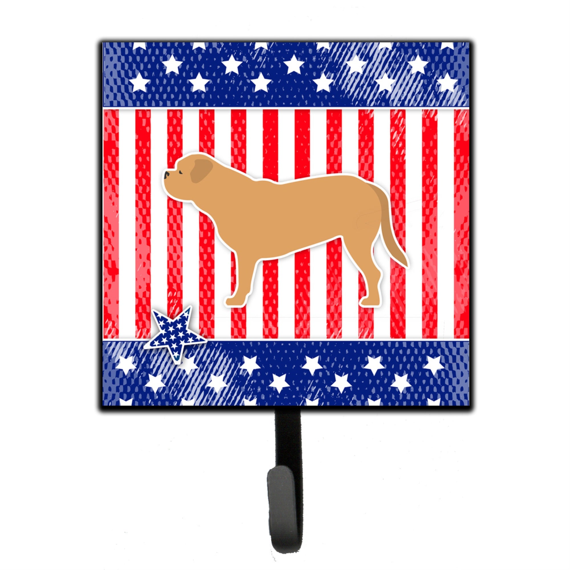 Caroline'S Treasures Usa Patriotic Dogue De Bordeaux Leash Or Key Holder Bb3370Sh4, Small, Multicolor