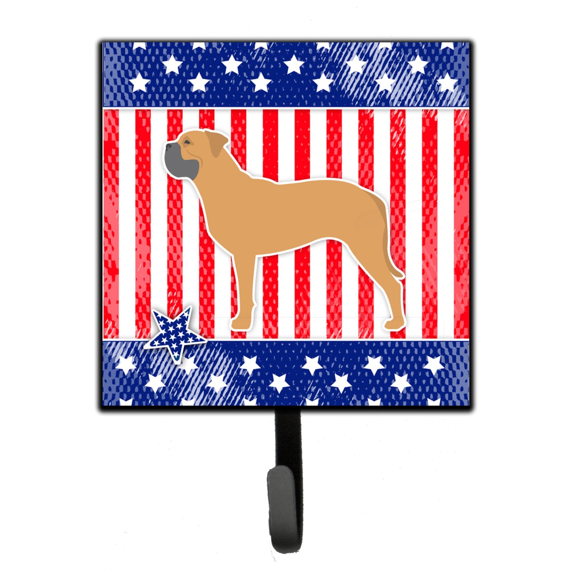 Caroline'S Treasures Usa Patriotic Bullmastiff Leash Or Key Holder Bb3371Sh4, Small, Multicolor
