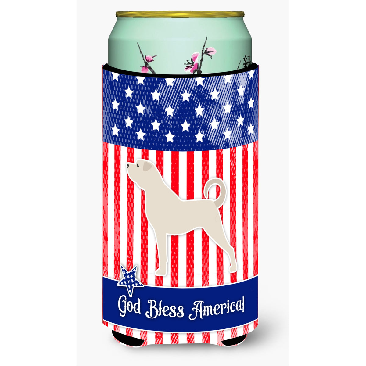 Caroline'S Treasures Usa Patriotic Anatolian Shepherd Tall Boy Beverage Insulator Hugger, Multicolor