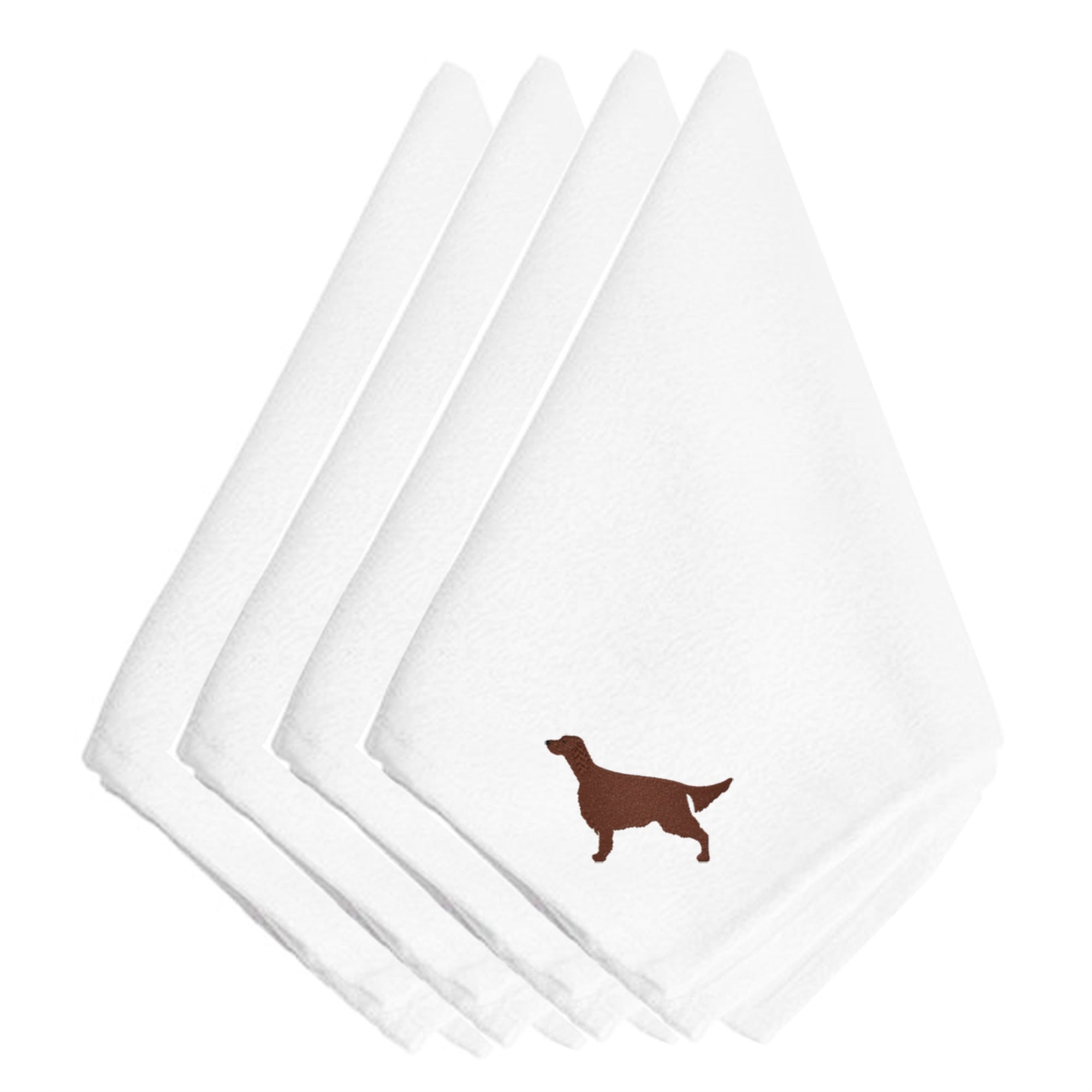Caroline'S Treasures Bb3393Npke Irish Setter Embroidered Napkins (Set Of 4), 20, Multicolor