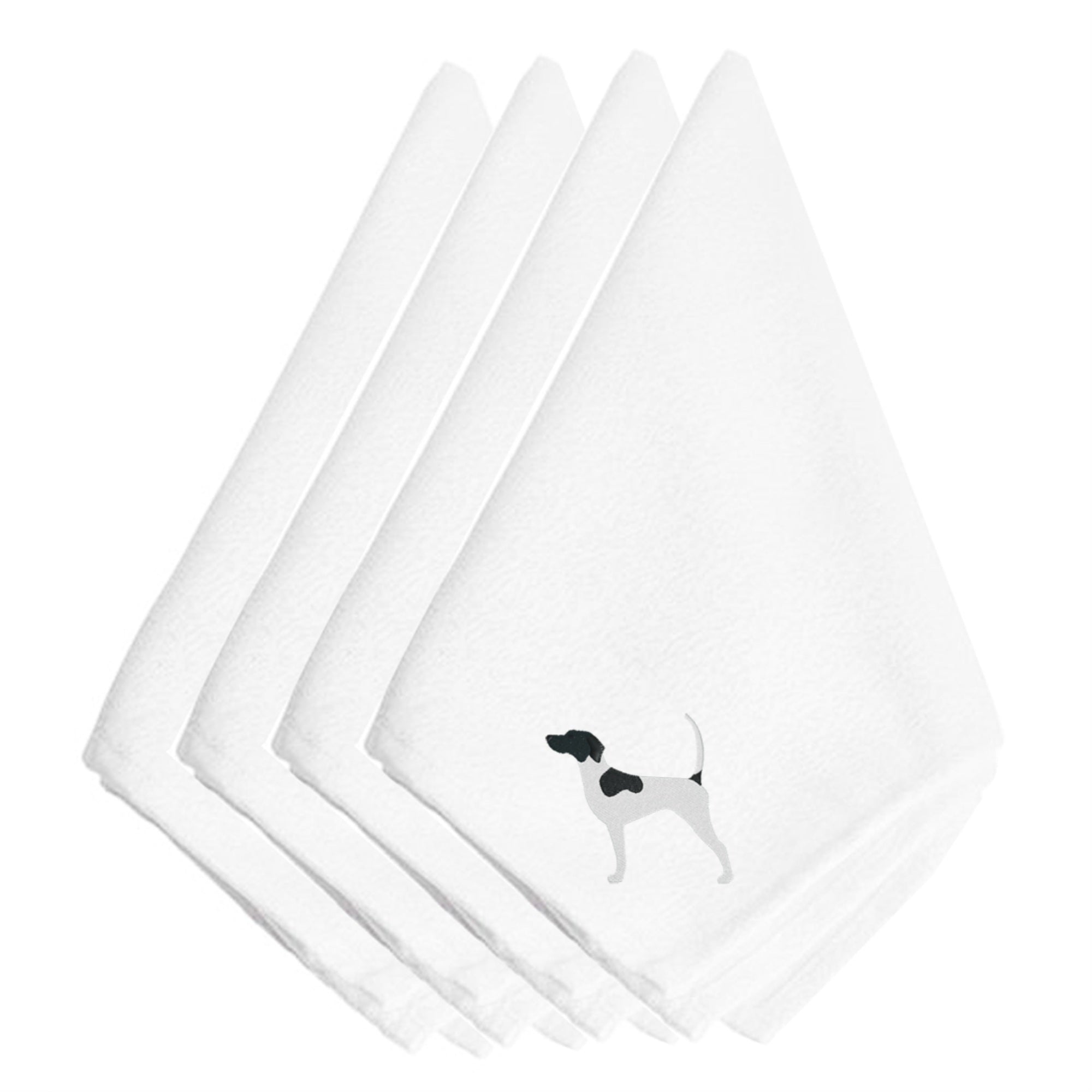 Caroline'S Treasures Bb3395Npke English Pointer Embroidered Napkins (Set Of 4), 20, Multicolor