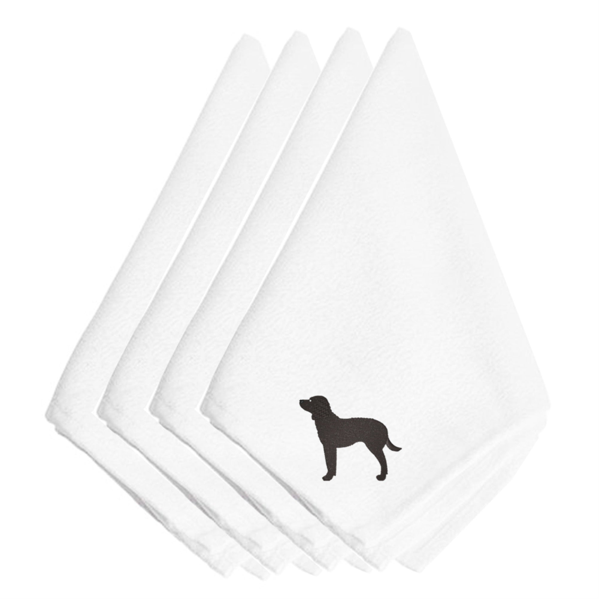 Caroline'S Treasures Bb3401Npke American Water Spaniel Embroidered Napkins (Set Of 4), 20, Multicolor