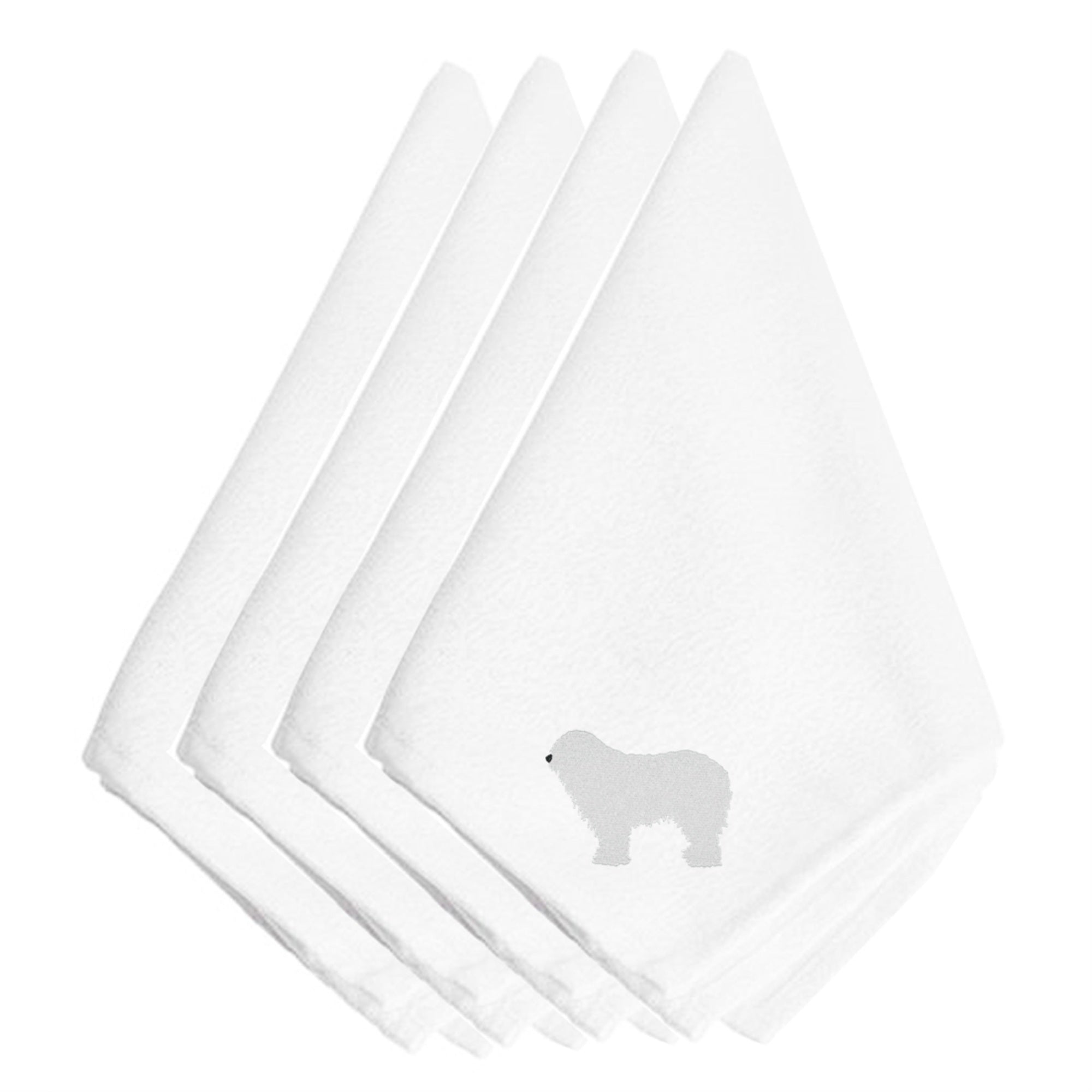 Caroline'S Treasures Bb3455Npke Komondor Embroidered Napkins (Set Of 4), 20, Multicolor