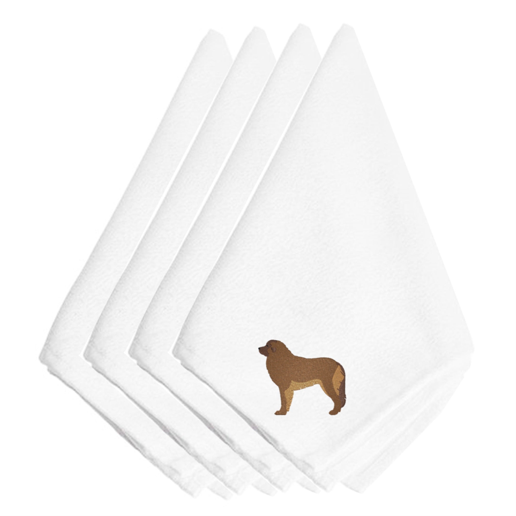 Caroline'S Treasures Bb3458Npke Leon Berger Embroidered Napkins (Set Of 4), 20, Multicolor